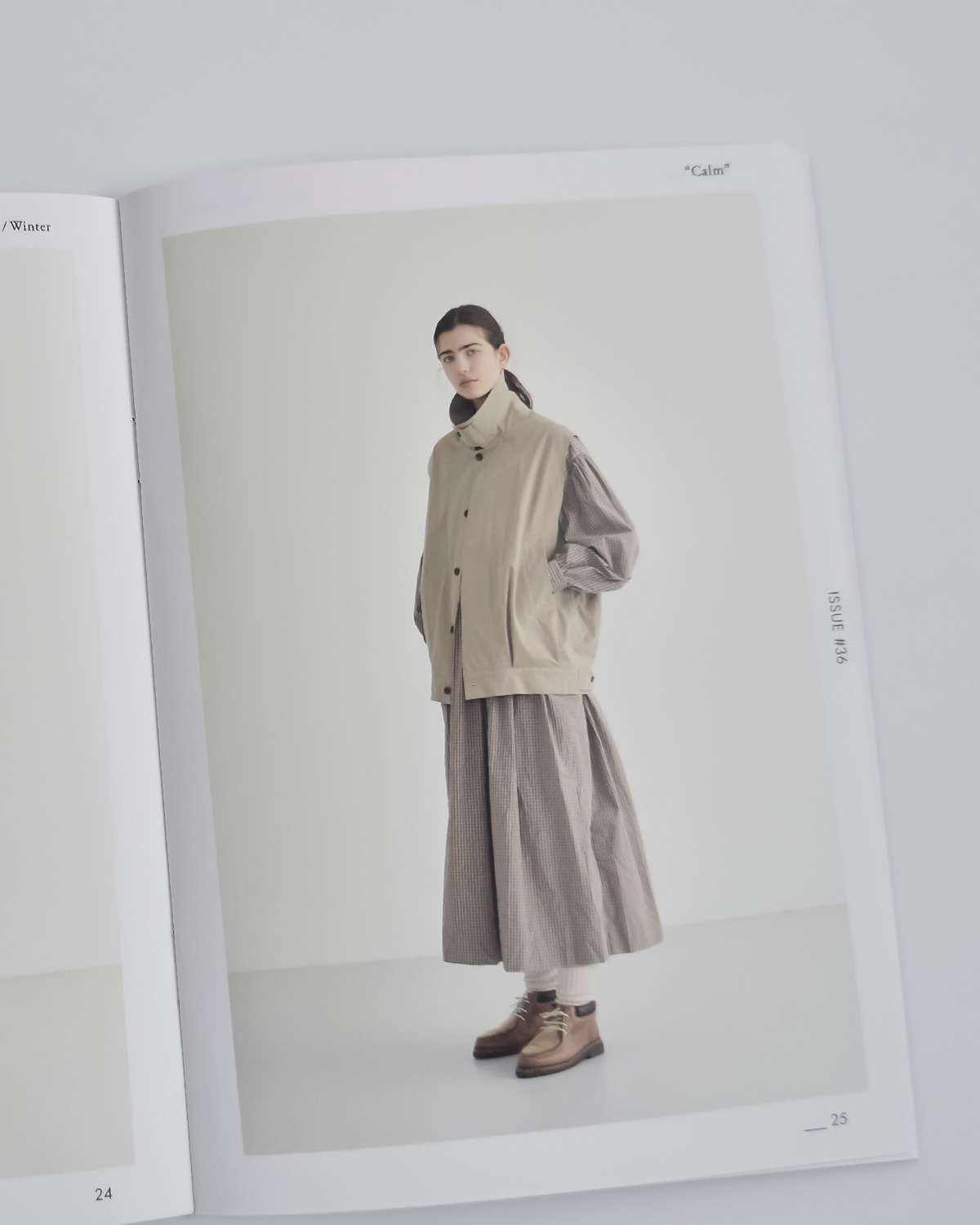 TOUJOURS(�g�D�W���[)�E�H�b�V���h�s�[�` �R�b�g���i�C�����c�C�� �x�X�g Oversize Harrington Vest ym45jv03