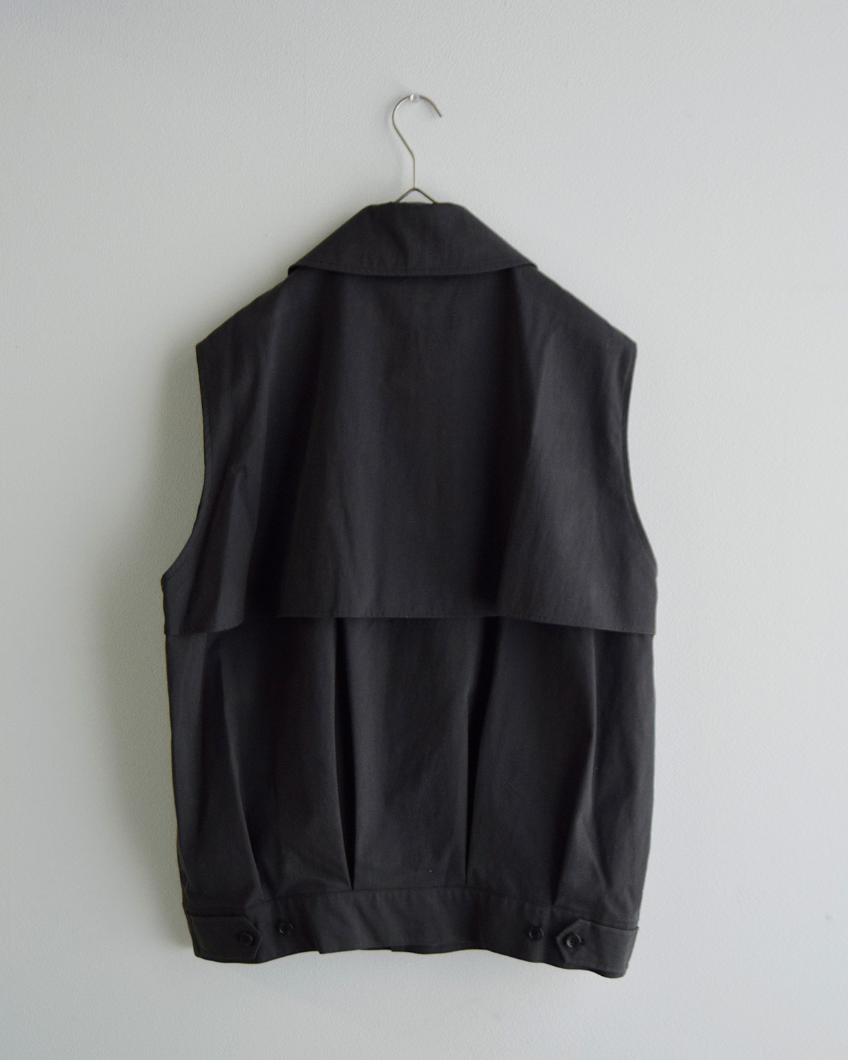 TOUJOURS(�g�D�W���[)�E�H�b�V���h�s�[�` �R�b�g���i�C�����c�C�� �x�X�g Oversize Harrington Vest ym45jv03