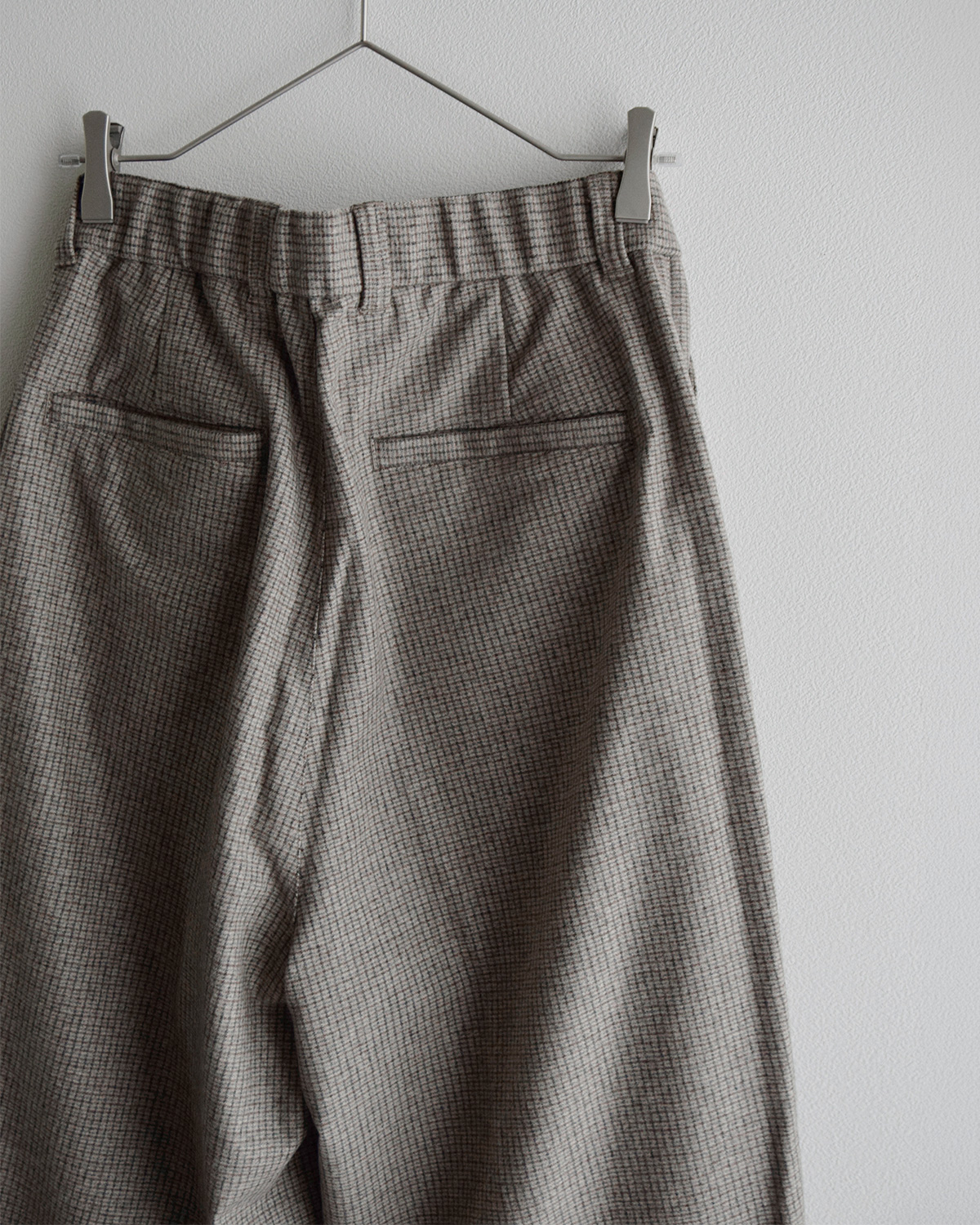 TOUJOURS(�g�D�W���[)�o�[�W���E�[�� �t�@�W�[�`�F�b�N �o�M�[�p���c 2 In-pleat Baggy Pants ym45np03