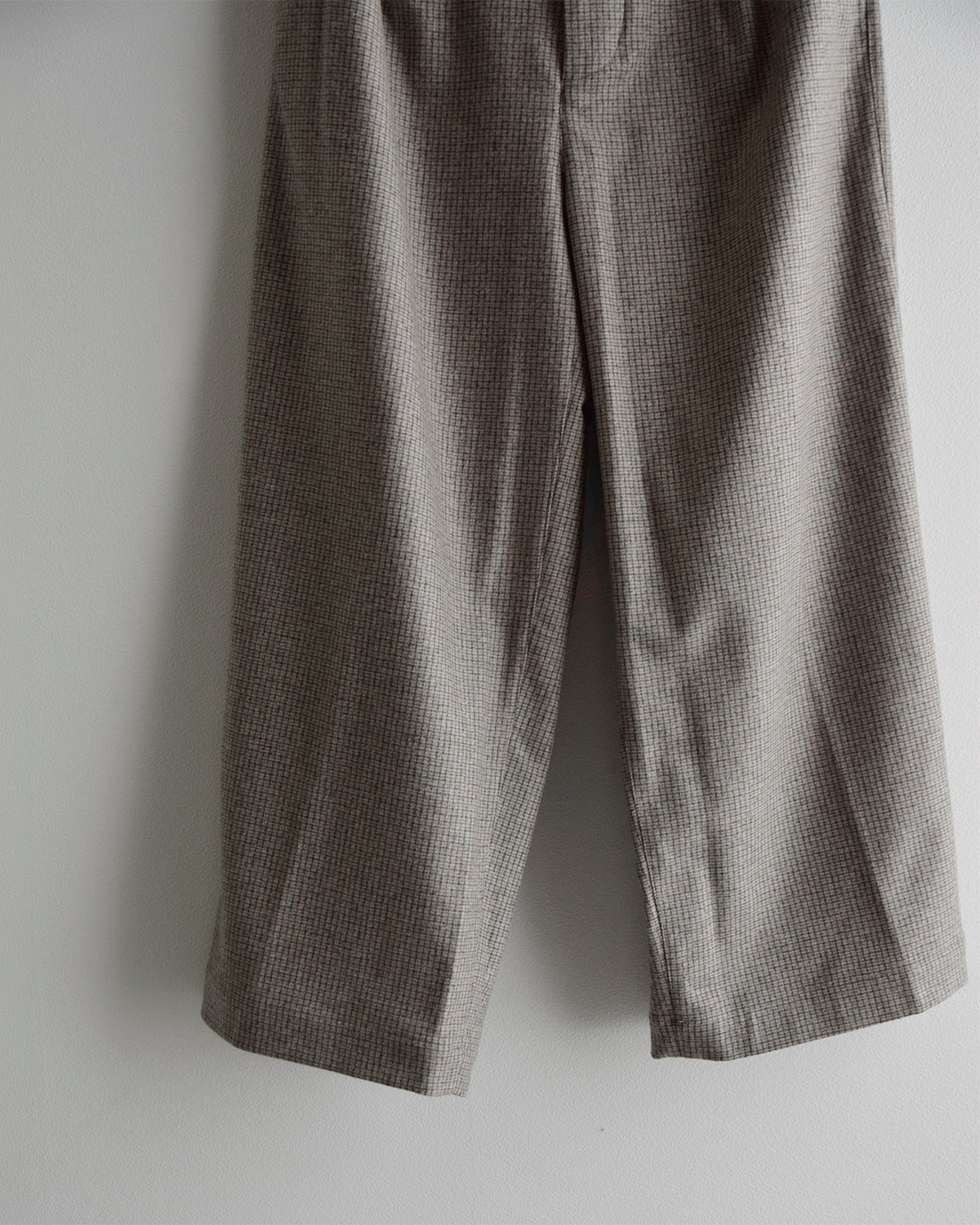 TOUJOURS(�g�D�W���[)�o�[�W���E�[�� �t�@�W�[�`�F�b�N �o�M�[�p���c 2 In-pleat Baggy Pants ym45np03