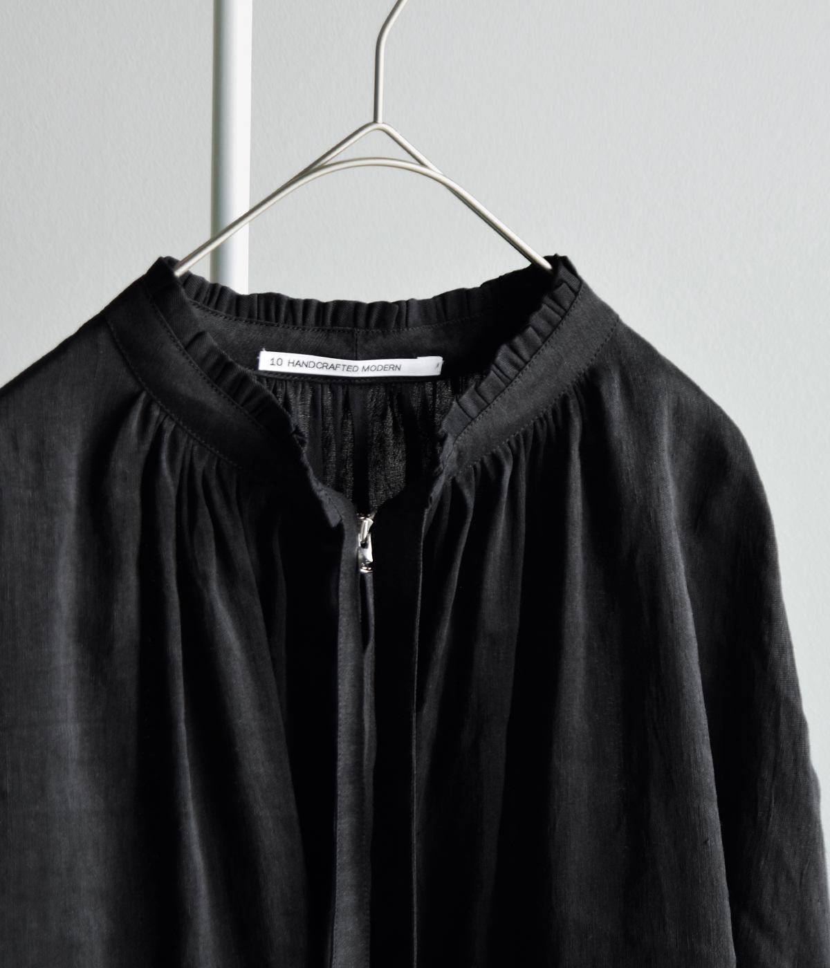 TENNE HANDCRAFTED MODERN(�e���n���h�N���t�e�b�h���_��)���l�� �t�����J���[ �u���E�X frill collar blouson 0010