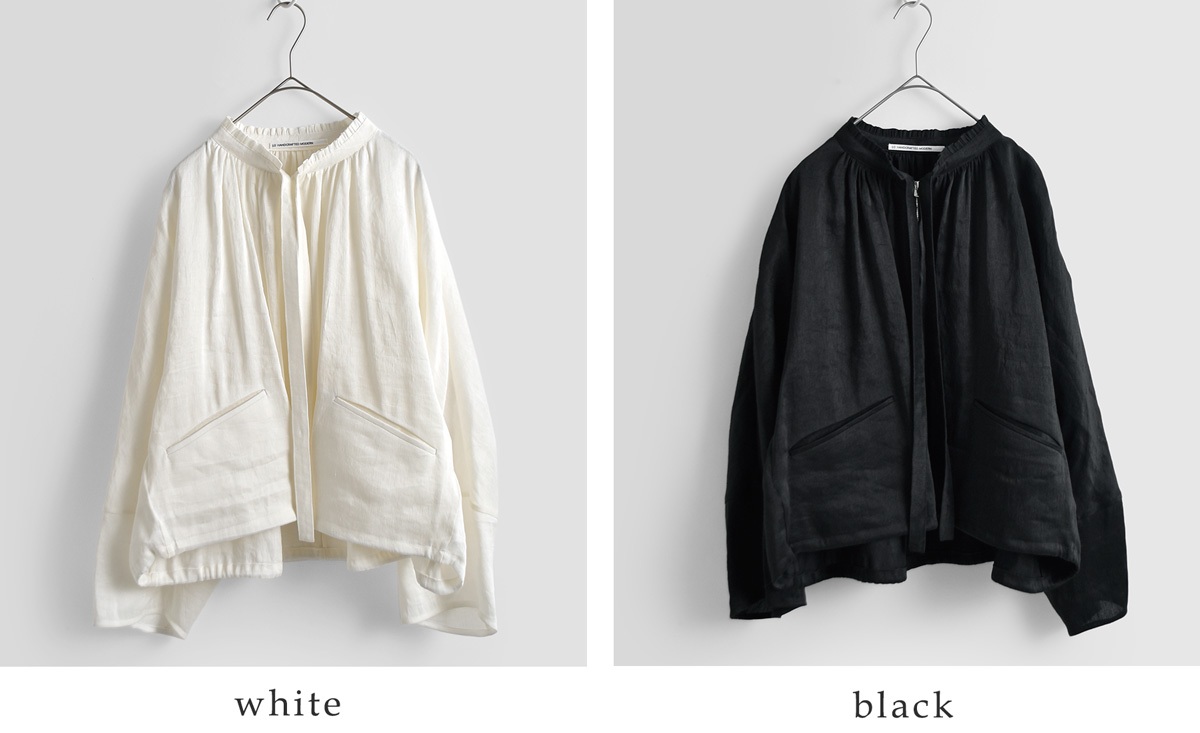 TENNE HANDCRAFTED MODERN(�e���n���h�N���t�e�b�h���_��)���l�� �t�����J���[ �u���E�X frill collar blouson 0010