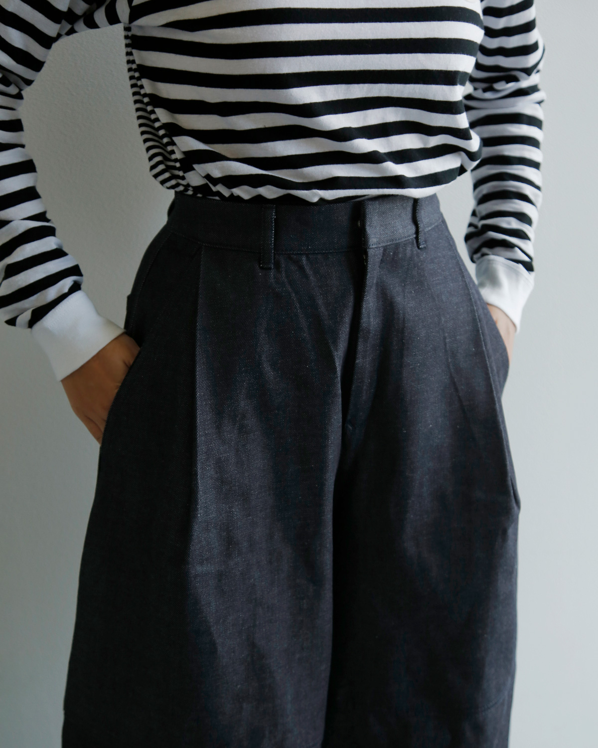 TENNE HANDCRAFTED MODERN(�e���n���h�N���t�e�b�h���_��)�f�j�� �h�J�� �p���c dokan pants 0013o