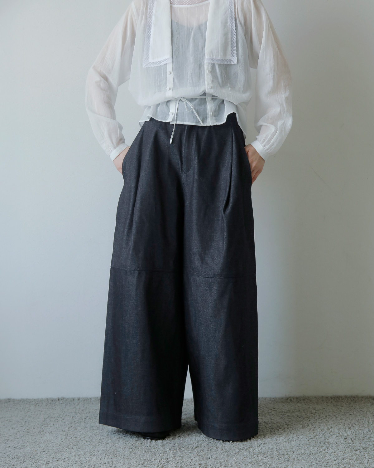 TENNE HANDCRAFTED MODERN(�e���n���h�N���t�e�b�h���_��)�f�j�� �h�J�� �p���c dokan pants 0013o