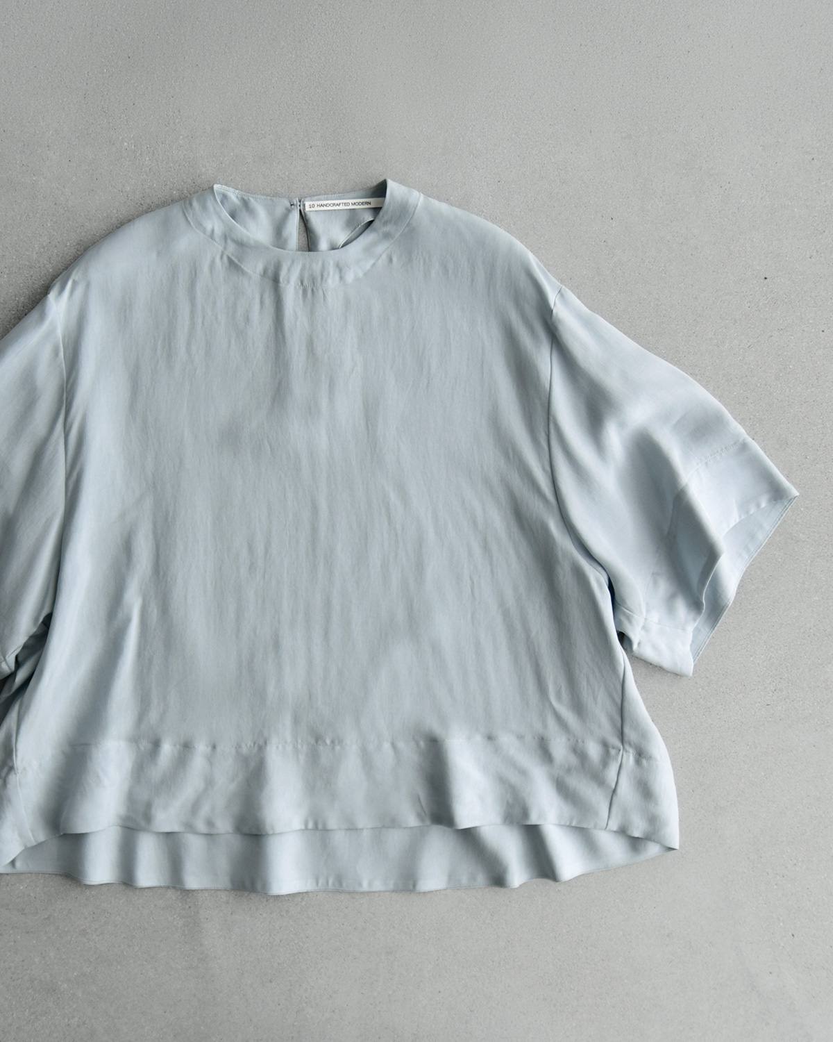 TENNE HANDCRAFTED MODERN(�e���n���h�N���t�e�b�h���_��)�n�[�t�X���[�u �g�b�v�X half sleeve tops 0015