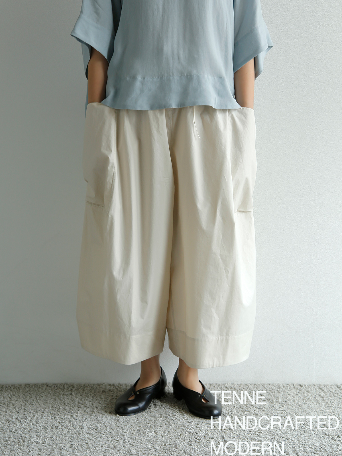 TENNE HANDCRAFTED MODERN 2021SS キュロット TENNE HANDCRAFTED MODERN テンハンドクラフテッドモダン コットン