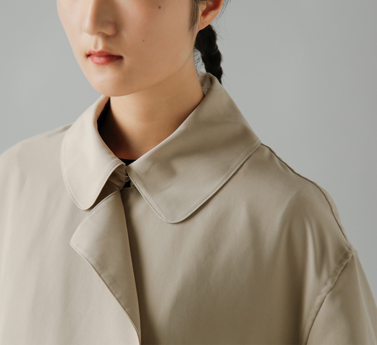 TENNE HANDCRAFTED MODERN(�e���n���h�N���t�e�b�h���_��)�u���X�x�����X �r�b�O�T�C�Y �g�����`�R�[�g brisbane moss big size trench 0021-same1