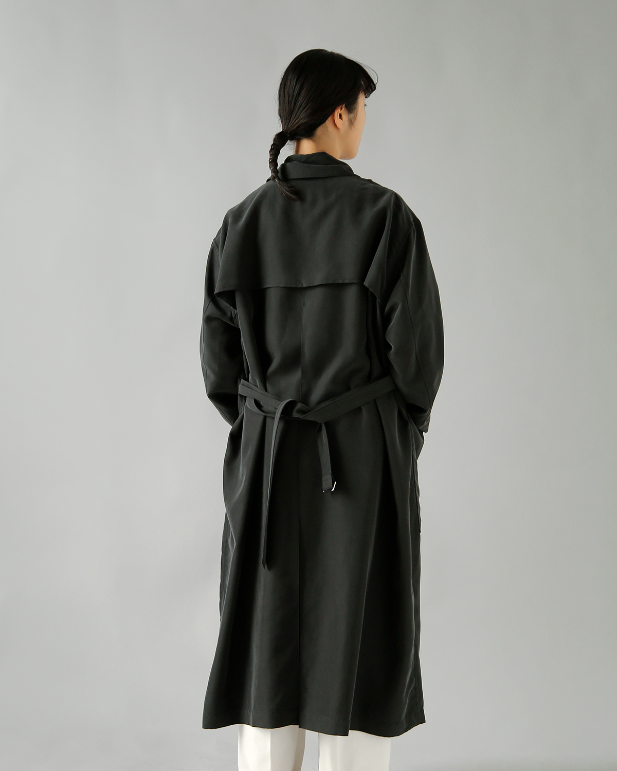 TENNE HANDCRAFTED MODERN(�e���n���h�N���t�e�b�h���_��)�u���X�x�����X �r�b�O�T�C�Y �g�����`�R�[�g brisbane moss big size trench 0021-same1