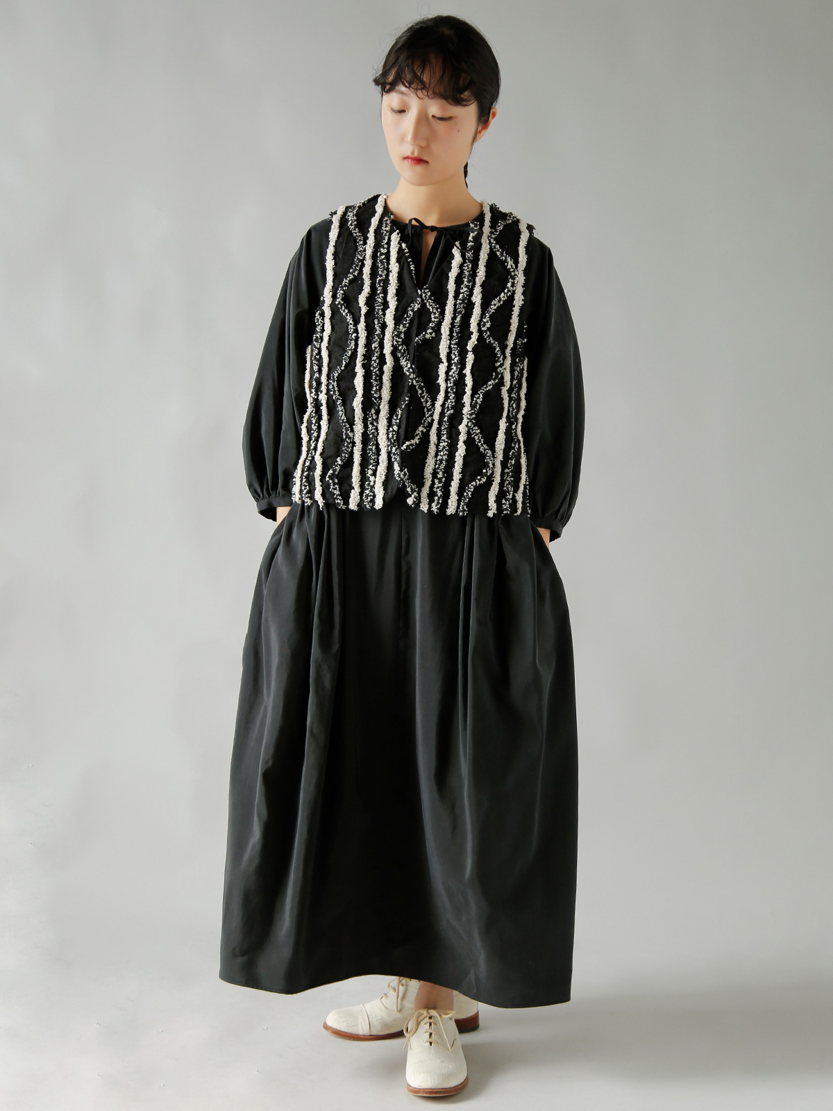 TENNE HANDCRAFTED MODERN(�e���n���h�N���t�e�b�h���_��)�V���N�u�����h �G�b�O�h���X egg dress 0026-same3