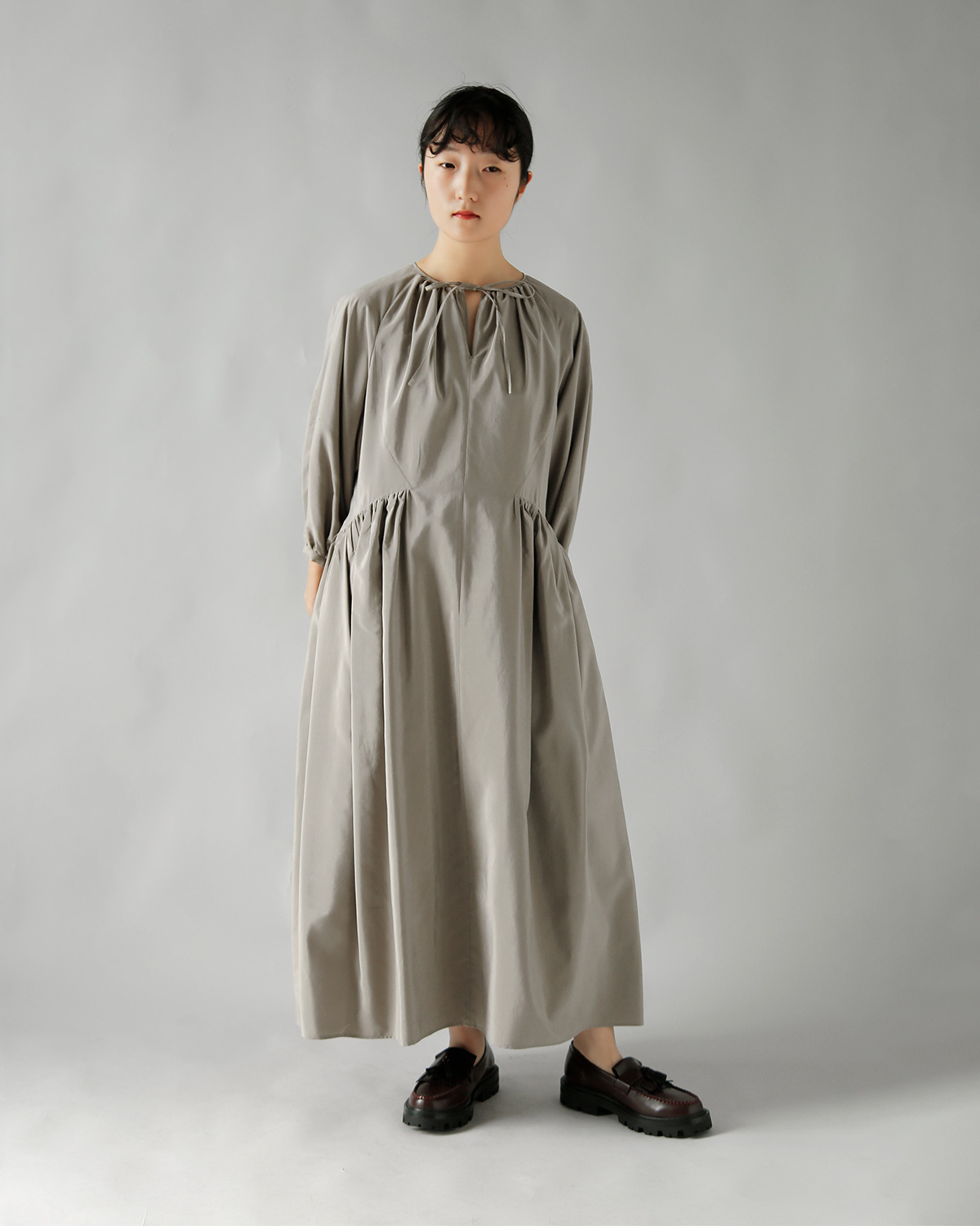 TENNE HANDCRAFTED MODERN(�e���n���h�N���t�e�b�h���_��)�V���N�u�����h �G�b�O�h���X egg dress 0026-same3