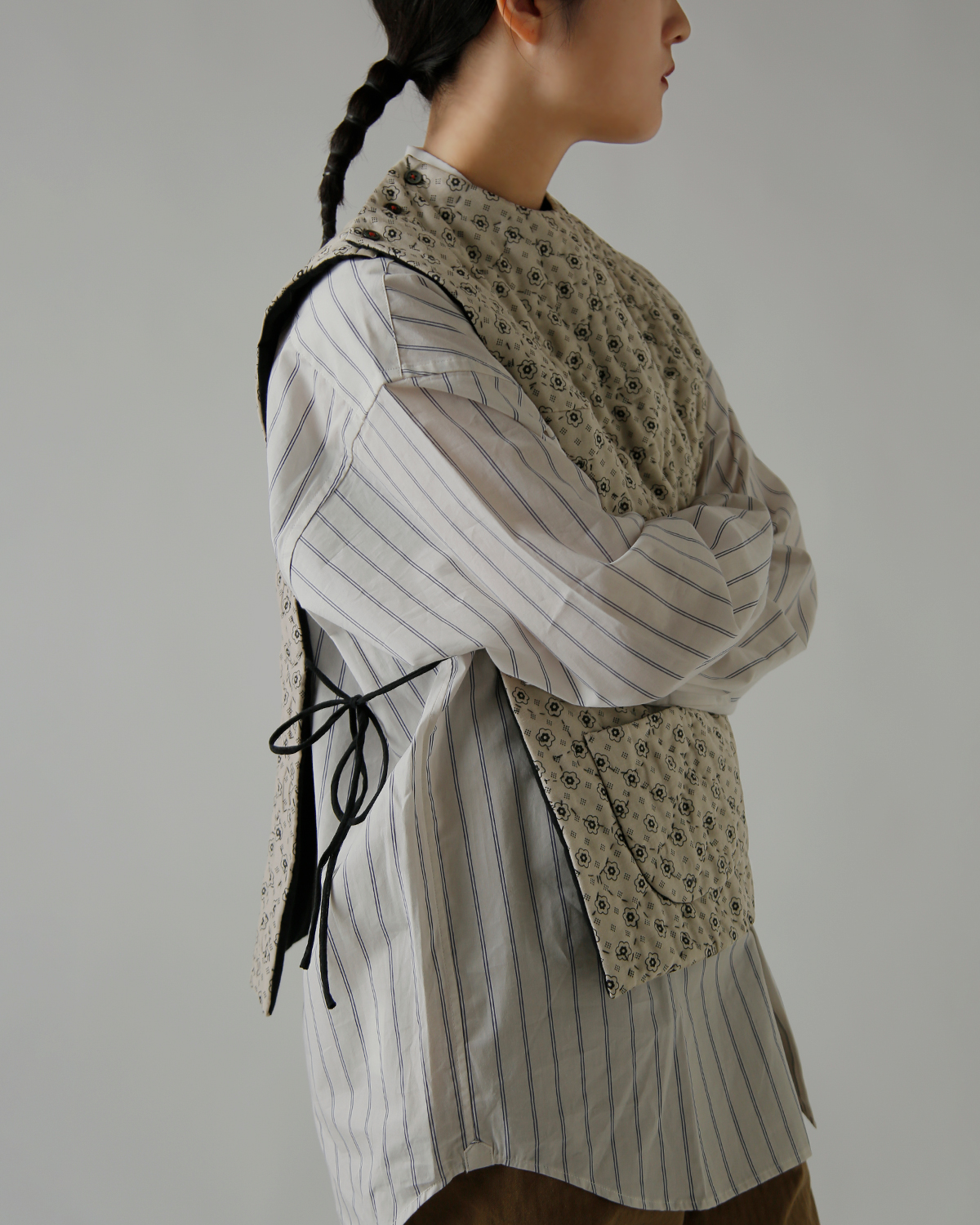 TOWAVASE(�g�����@�[�Y)���l�� �_�C�X�g�[���v�����g �x�X�g �gFrench Komon�h 31-0043s