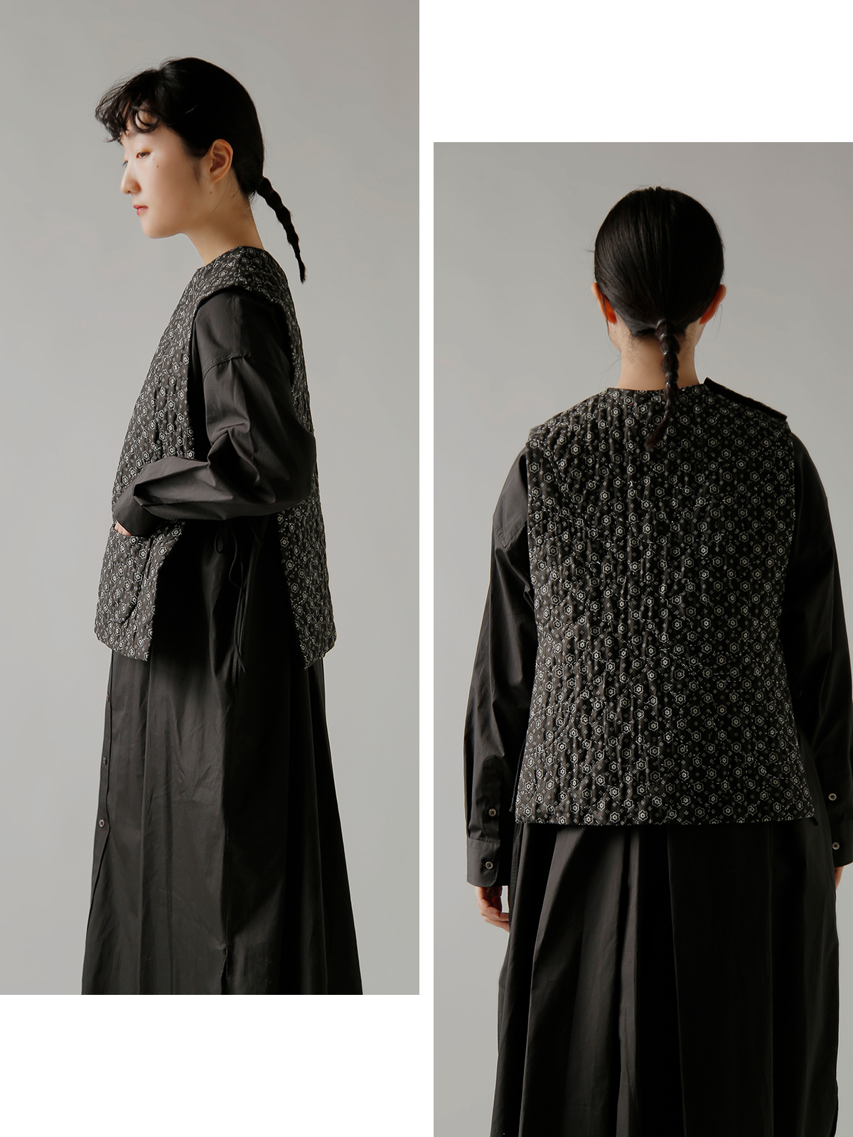 TOWAVASE(�g�����@�[�Y)���l�� �_�C�X�g�[���v�����g �x�X�g �gFrench Komon�h 31-0043s