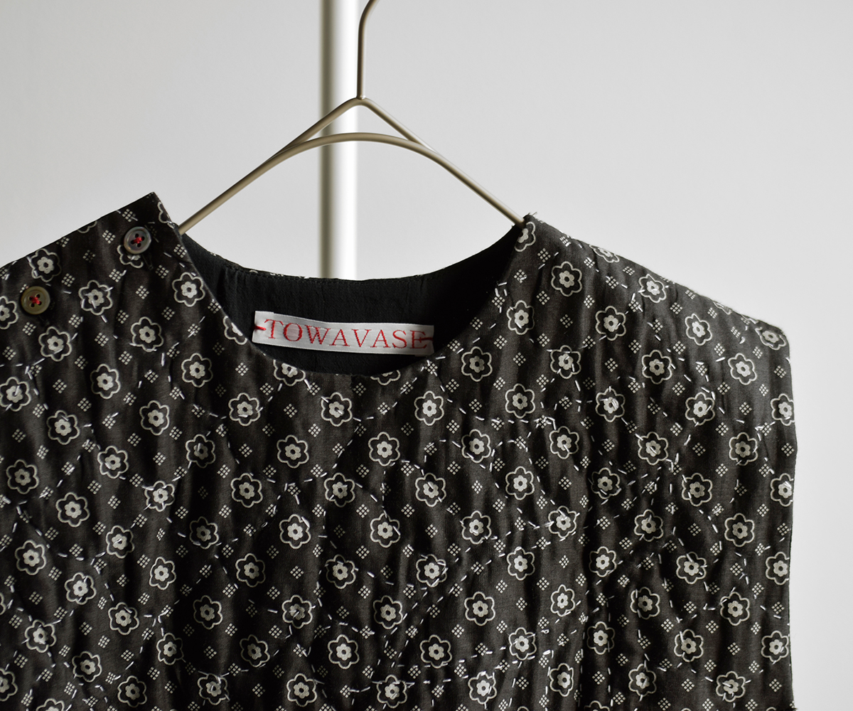 TOWAVASE(�g�����@�[�Y)���l�� �_�C�X�g�[���v�����g �x�X�g �gFrench Komon�h 31-0043s