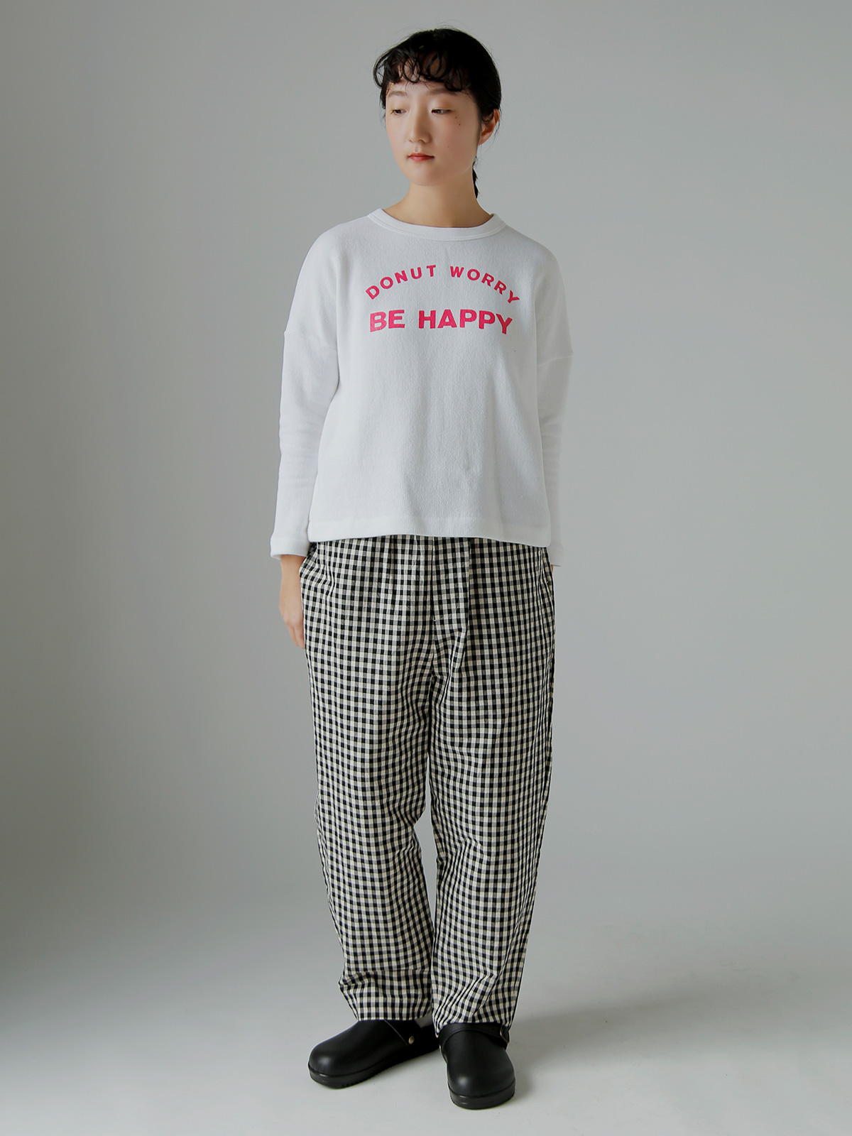 R & D.M.Co-(�I�[���h�}���Y�e�[���[)�R�b�g�� �v�����g �h���b�v�X���[�u �v���I�[�o�[ �gDONUT WORRY DROP SHOULDER SHIRT�h 7714