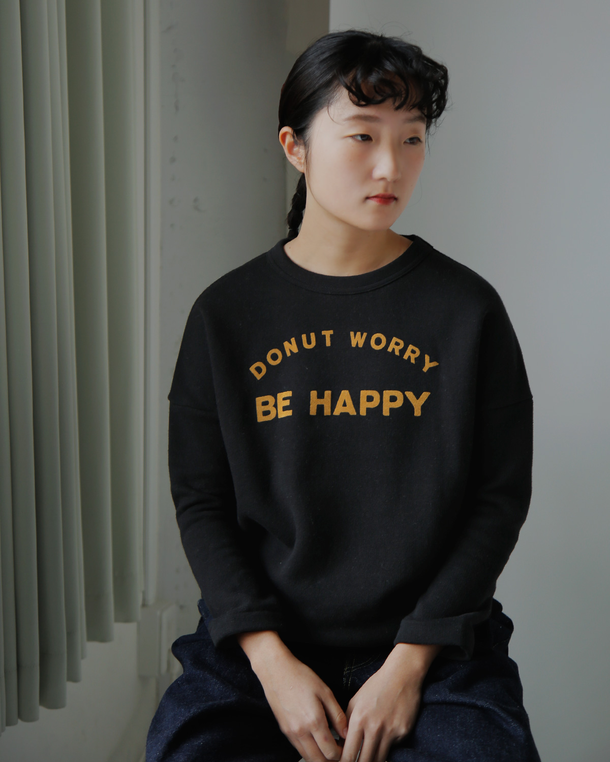 R & D.M.Co-(�I�[���h�}���Y�e�[���[)�R�b�g�� �v�����g �h���b�v�X���[�u �v���I�[�o�[ �gDONUT WORRY DROP SHOULDER SHIRT�h 7714