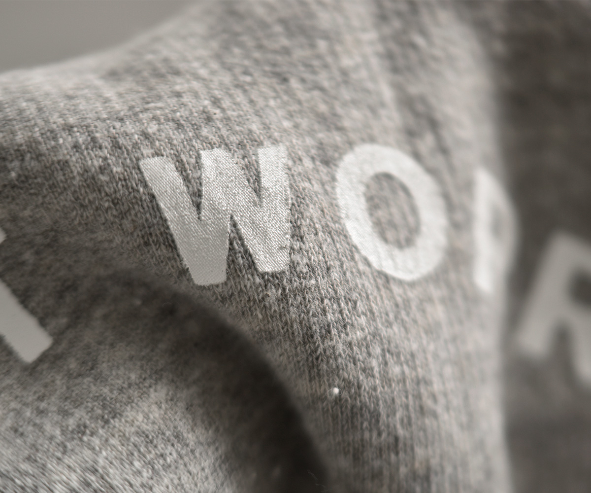 R & D.M.Co-(�I�[���h�}���Y�e�[���[)�R�b�g�� �v�����g �h���b�v�X���[�u �v���I�[�o�[ �gDONUT WORRY DROP SHOULDER SHIRT�h 7714