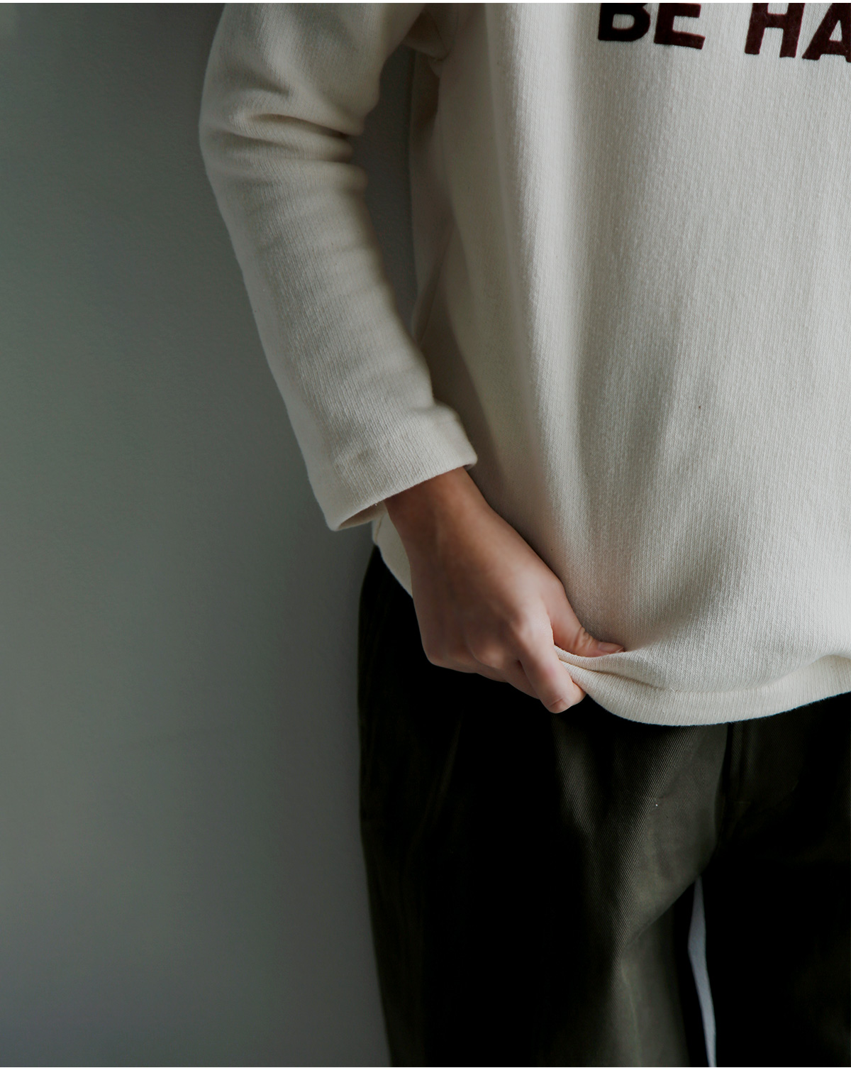 R & D.M.Co-(�I�[���h�}���Y�e�[���[)�R�b�g�� �v�����g �h���b�v�X���[�u �v���I�[�o�[ �gDONUT WORRY DROP SHOULDER SHIRT�h 7714