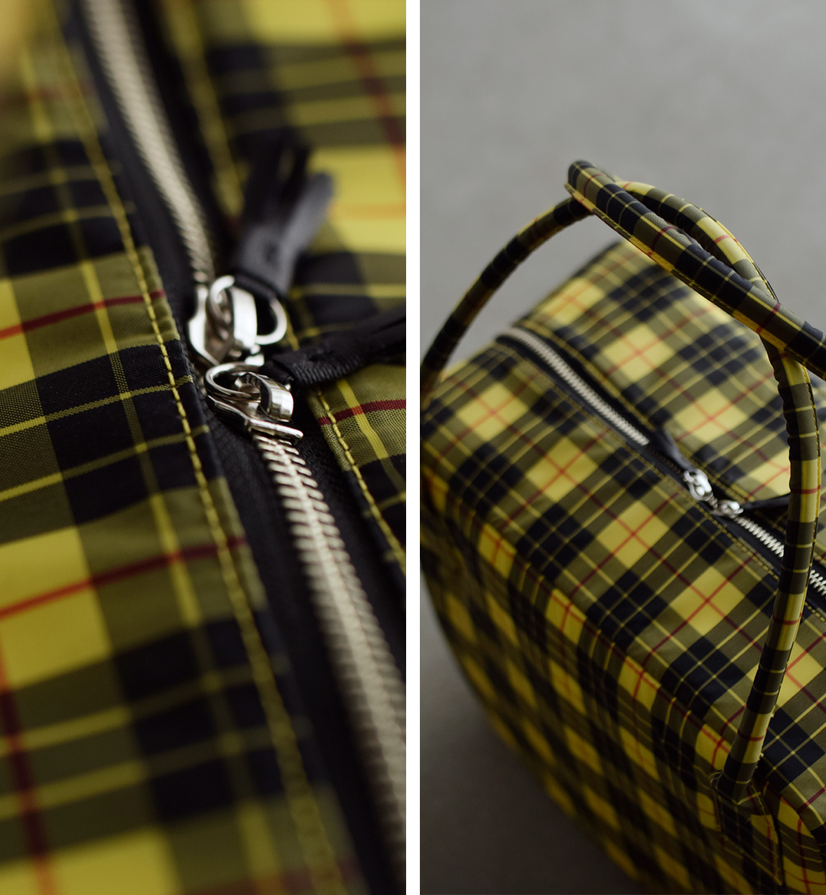 R & D.M.Co-(�I�[���h�}���Y�e�[���[)�^�[�^���`�F�b�N �{�X�g���o�b�O �gTARTAN CHECK GROCERY BOSTON BAG�h 7851