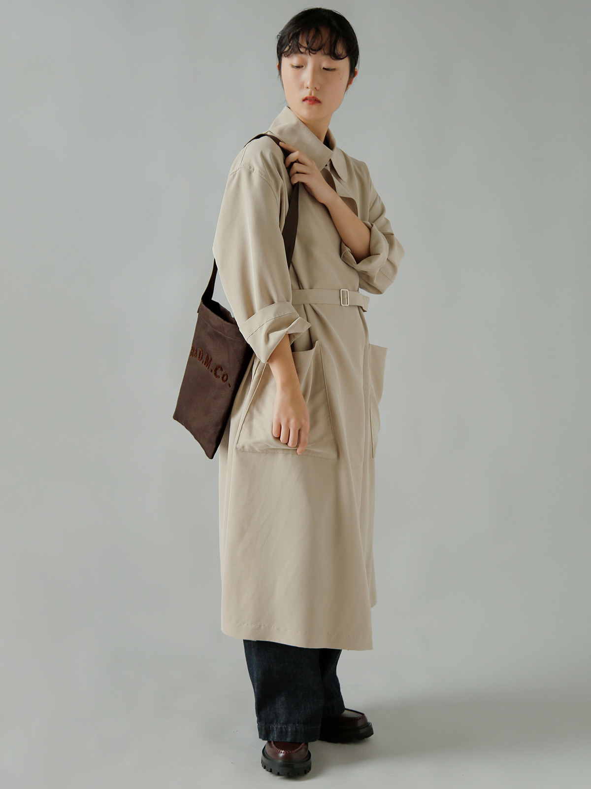 R & D.M.Co-(�I�[���h�}���Y�e�[���[)���C���h�x���[ ���C�j���O �u���E���f�j�� �V�����_�[ �o�b�O B.D SHOULDER BAG / WILD BERRY LINING 7872