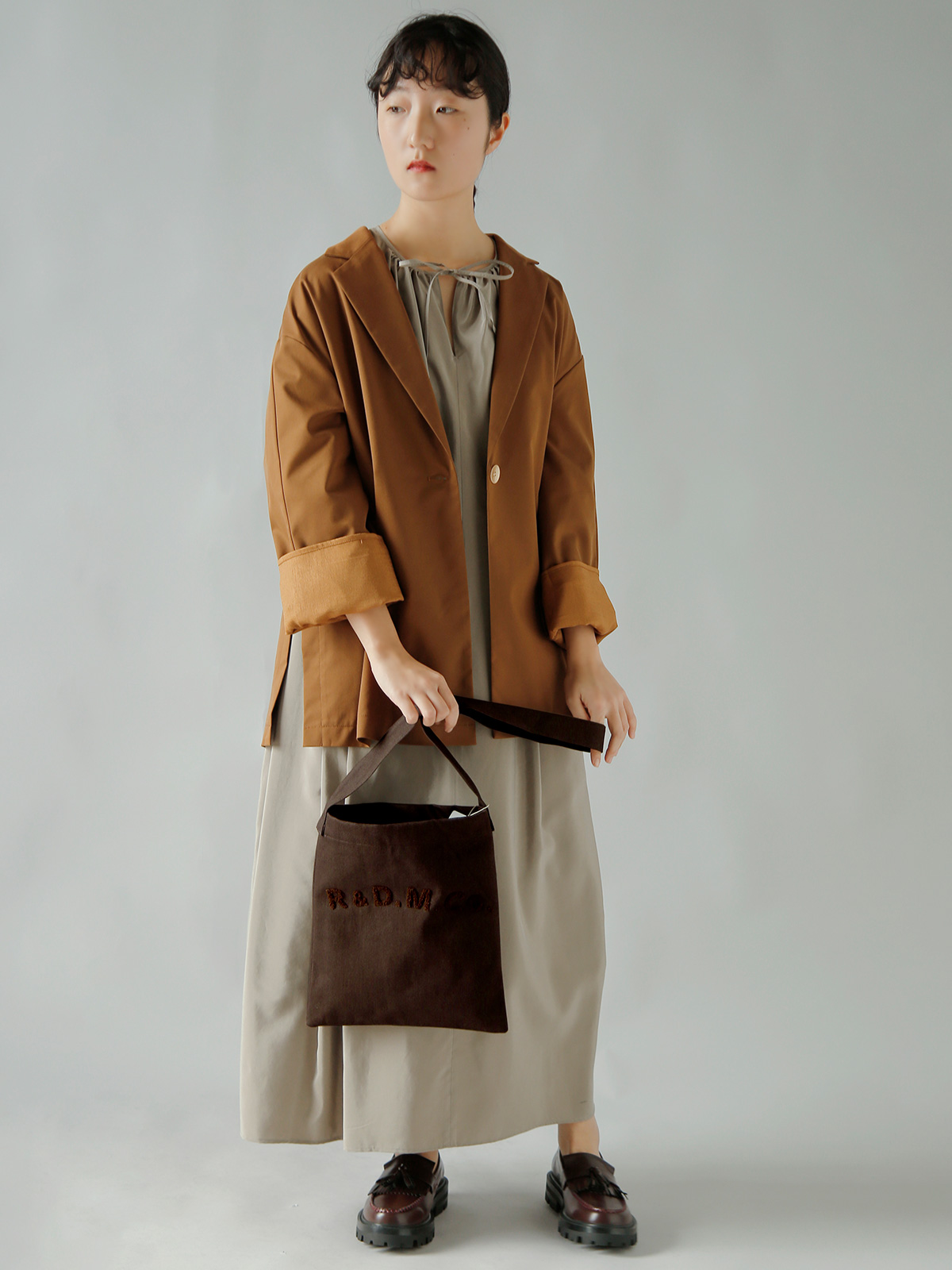 R & D.M.Co-(�I�[���h�}���Y�e�[���[)���C���h�x���[ ���C�j���O �u���E���f�j�� �V�����_�[ �o�b�O B.D SHOULDER BAG / WILD BERRY LINING 7872