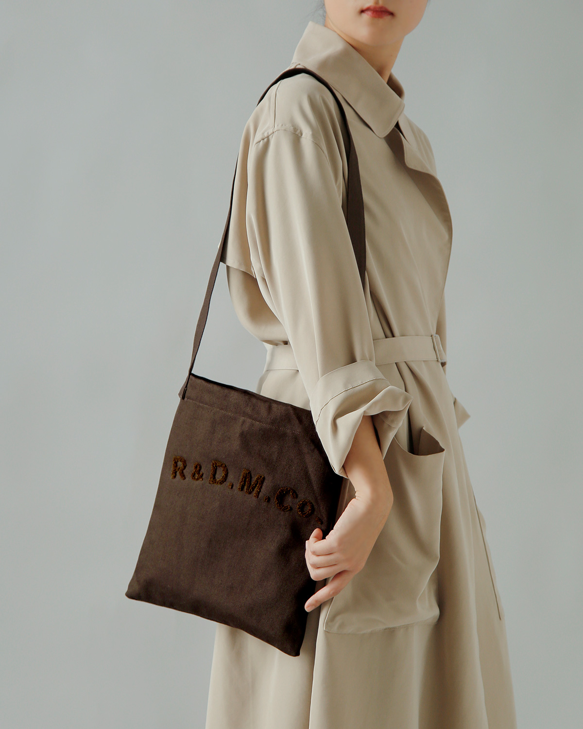 R & D.M.Co-(�I�[���h�}���Y�e�[���[)���C���h�x���[ ���C�j���O �u���E���f�j�� �V�����_�[ �o�b�O B.D SHOULDER BAG / WILD BERRY LINING 7872