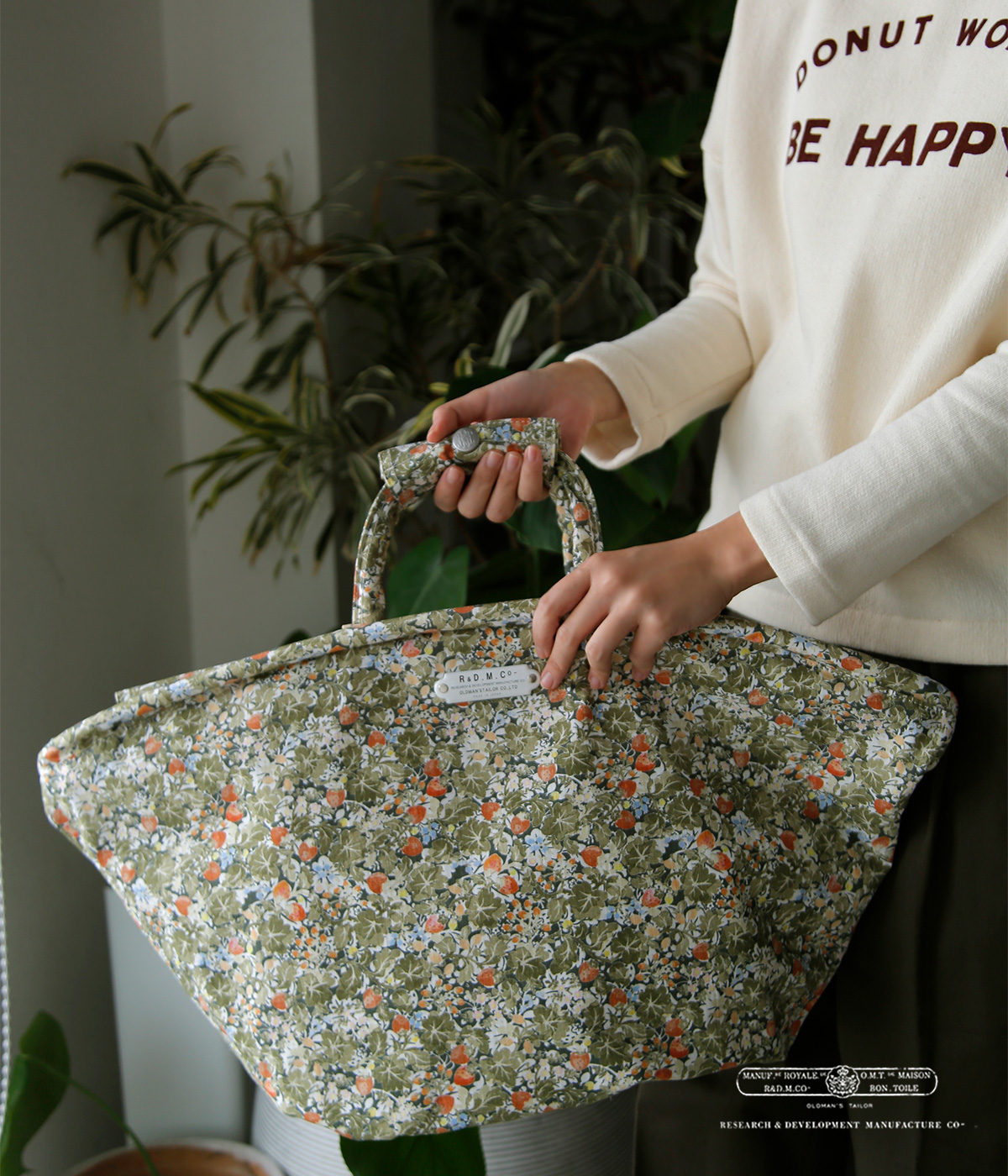 R & D.M.Co-(�I�[���h�}���Y�e�[���[)���C���h�x���[ �t�B�[���h ���b�v�X�g�b�v �t�@�X�i�[�t�� �}���V�F �o�b�O L W.B.F RIPSTOP MARCHE BAG L 7894