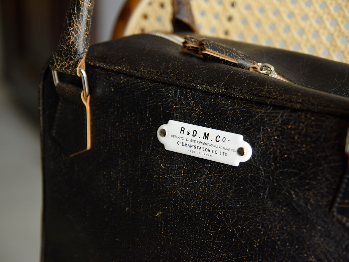 R & D.M.Co-(�I�[���h�}���Y�e�[���[)�N���b�L���O �J�E���U�[ �{�X�g���o�b�O CRACKING LEATHER BOSTON BAG 7905