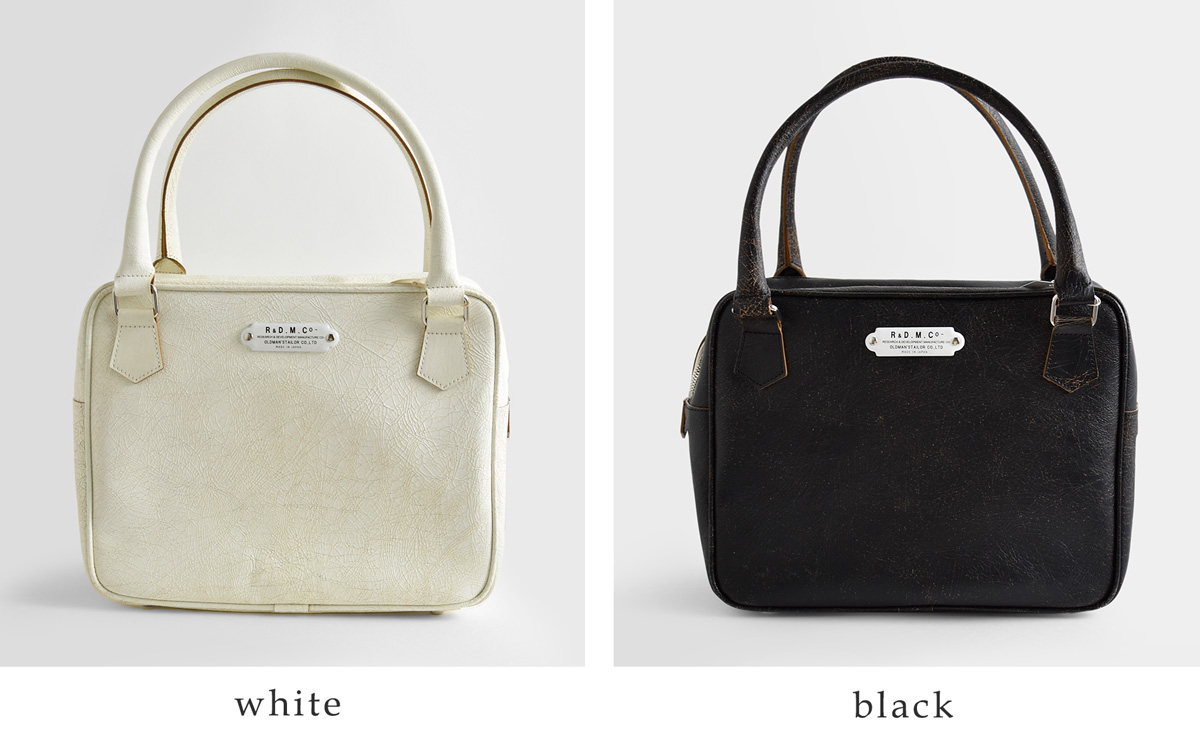 R & D.M.Co-(�I�[���h�}���Y�e�[���[)�N���b�L���O �J�E���U�[ �{�X�g���o�b�O CRACKING LEATHER BOSTON BAG 7905