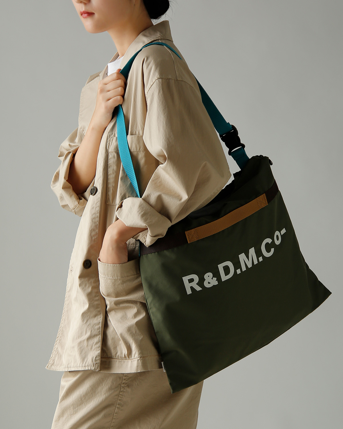 R & D.M.Co-(�I�[���h�}���Y�e�[���[)�E�F�U�[�v���[�t �V���b�s���O �o�b�O S WEATHER PROOF SHOPPING BAG S 7913