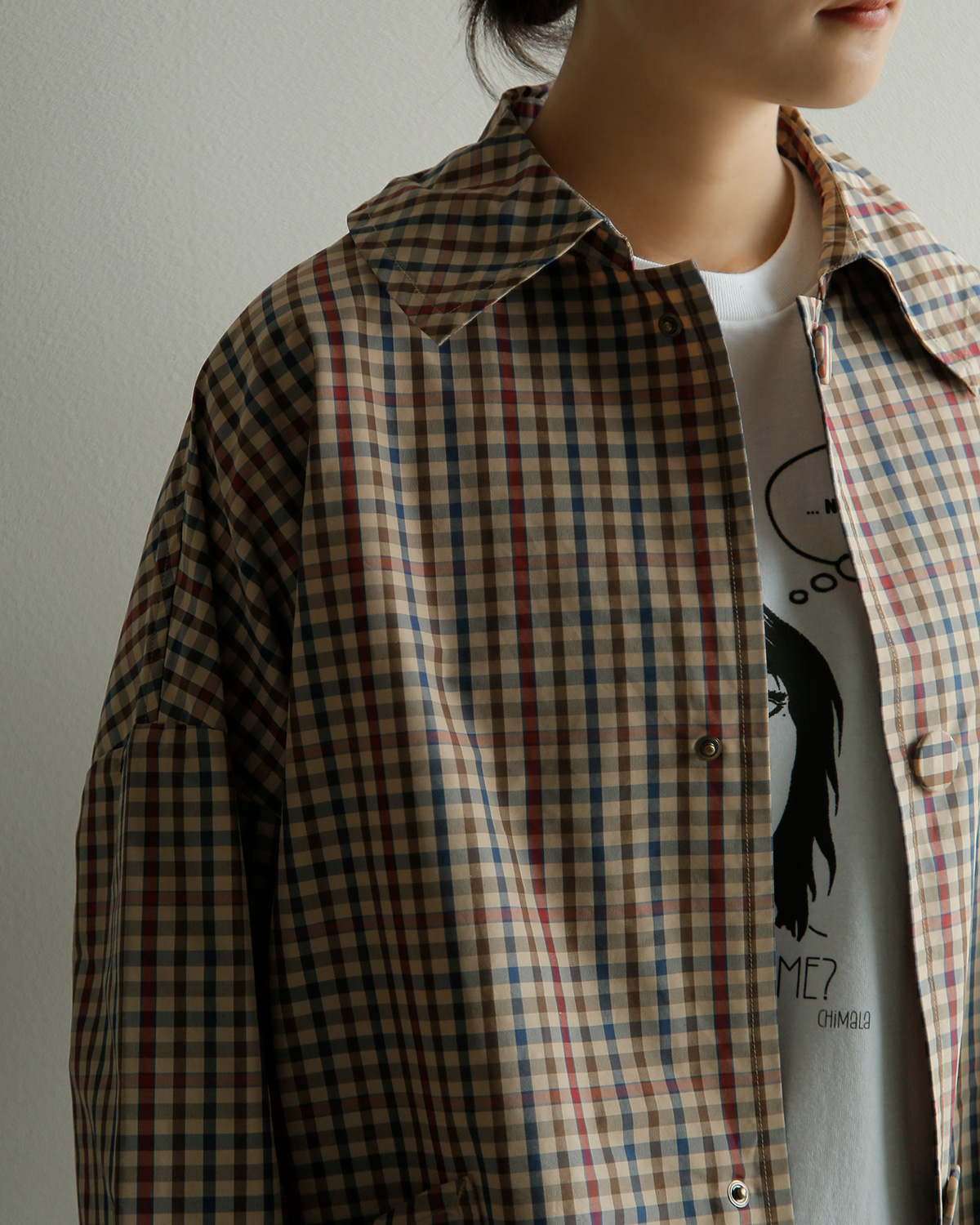 R & D.M.Co-(�I�[���h�}���Y�e�[���[)�K���N���u  �A���u���� �R�[�g GUN CLUB TAFFETA UMBRELLA COAT 7924