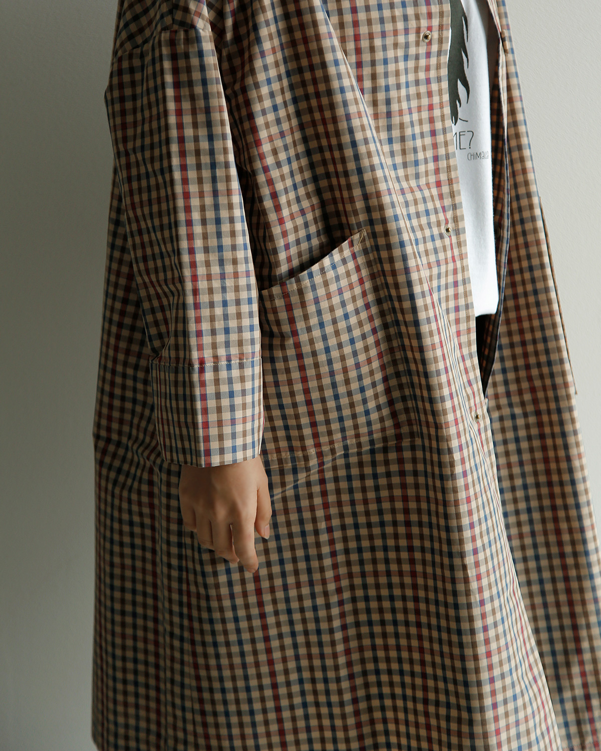 R & D.M.Co-(�I�[���h�}���Y�e�[���[)�K���N���u  �A���u���� �R�[�g GUN CLUB TAFFETA UMBRELLA COAT 7924