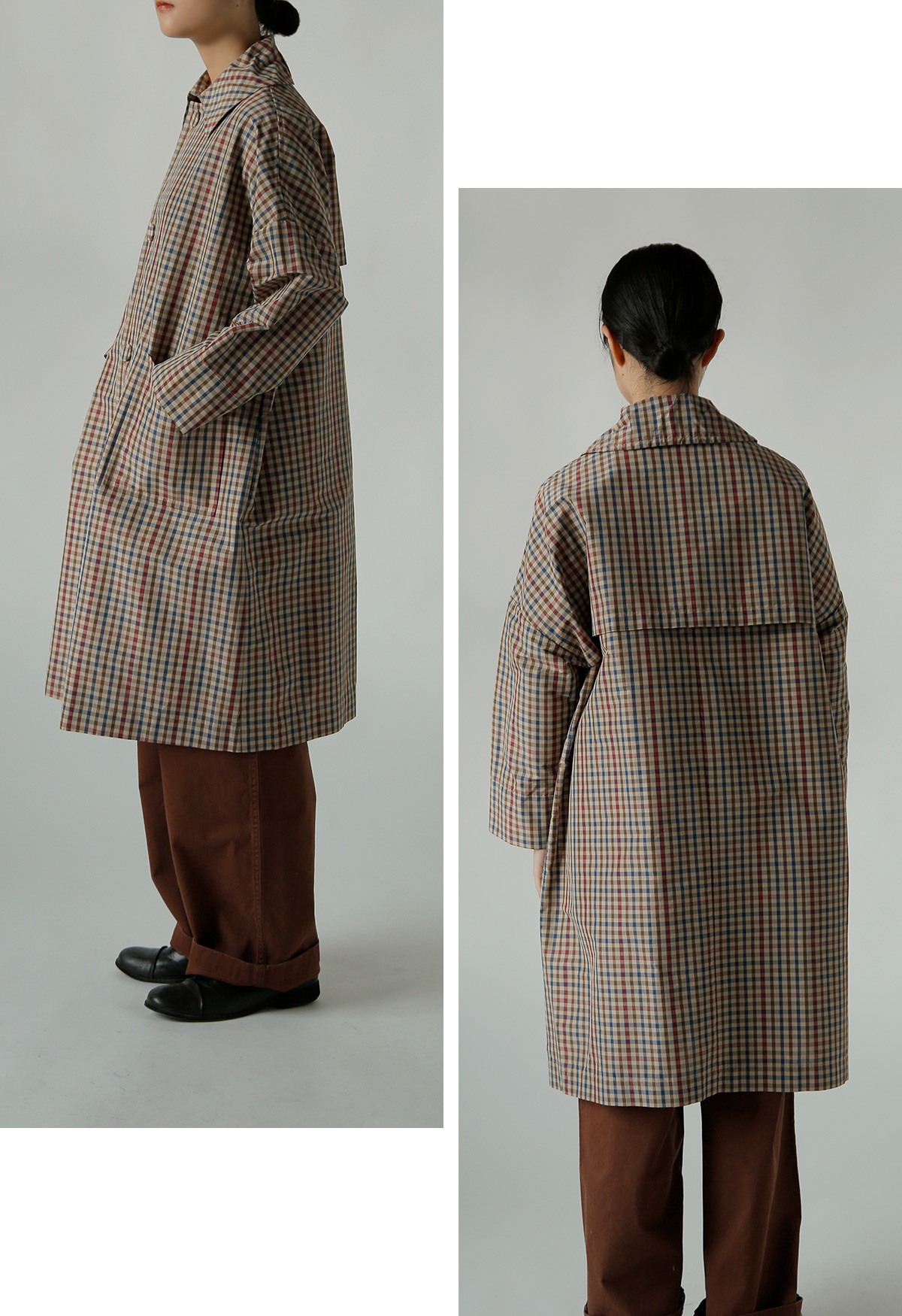 R & D.M.Co-(�I�[���h�}���Y�e�[���[)�K���N���u  �A���u���� �R�[�g GUN CLUB TAFFETA UMBRELLA COAT 7924