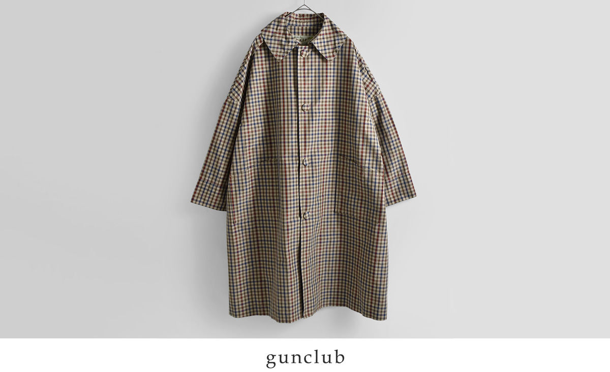 R & D.M.Co-(�I�[���h�}���Y�e�[���[)�K���N���u  �A���u���� �R�[�g GUN CLUB TAFFETA UMBRELLA COAT 7924
