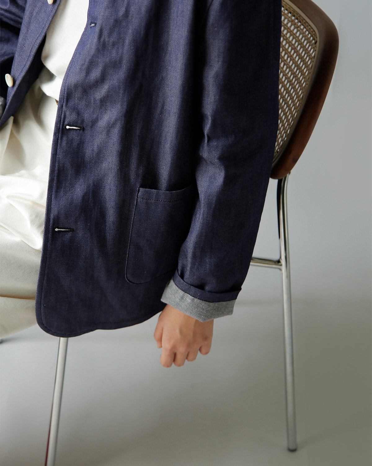 R & D.M.Co-(�I�[���h�}���Y�e�[���[)�R�b�g�� �f�j�� �J�o�[�I�[�� COTTON DENIM COVERALLS 7936