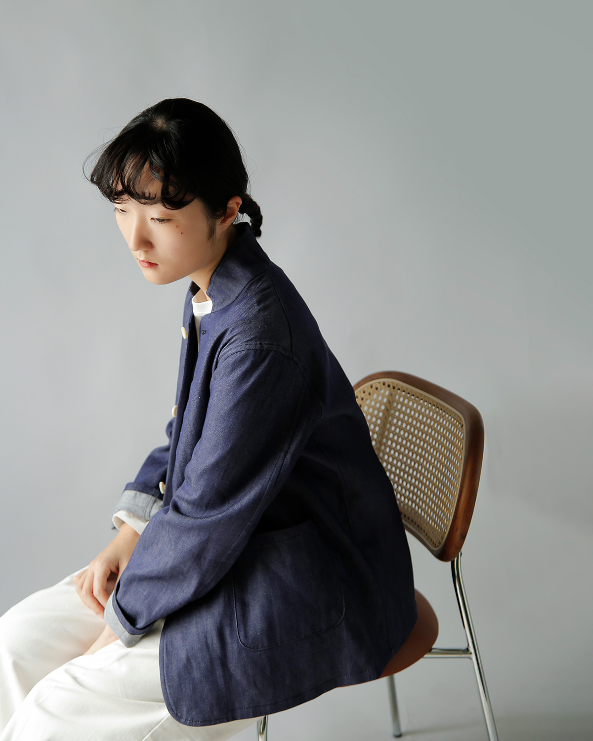 R & D.M.Co-(�I�[���h�}���Y�e�[���[)�R�b�g�� �f�j�� �J�o�[�I�[�� COTTON DENIM COVERALLS 7936