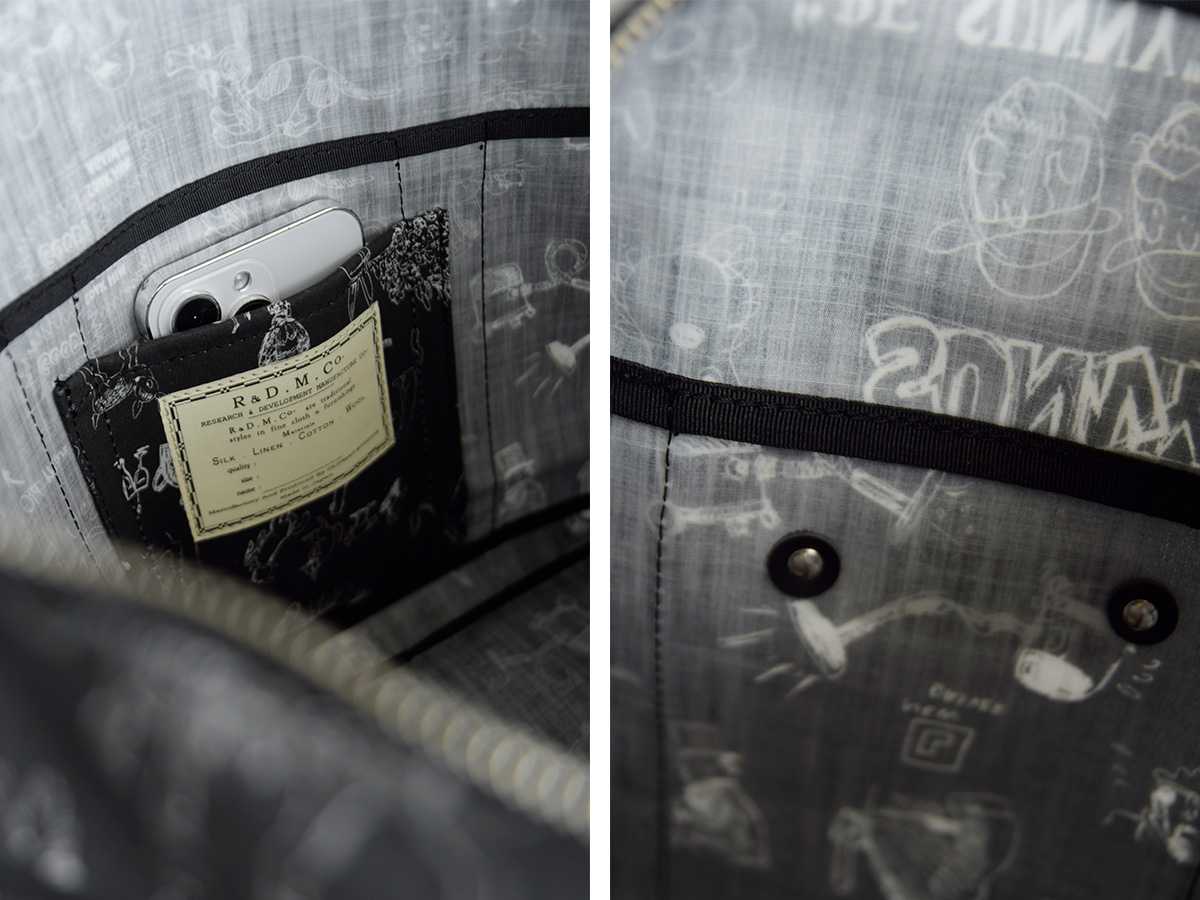 R & D.M.Co-(�I�[���h�}���Y�e�[���[)�R�b�g�� �O���t�B�e�B �v�����g�g�[�g �o�b�O GRAFFITI TOTE BAG 7950