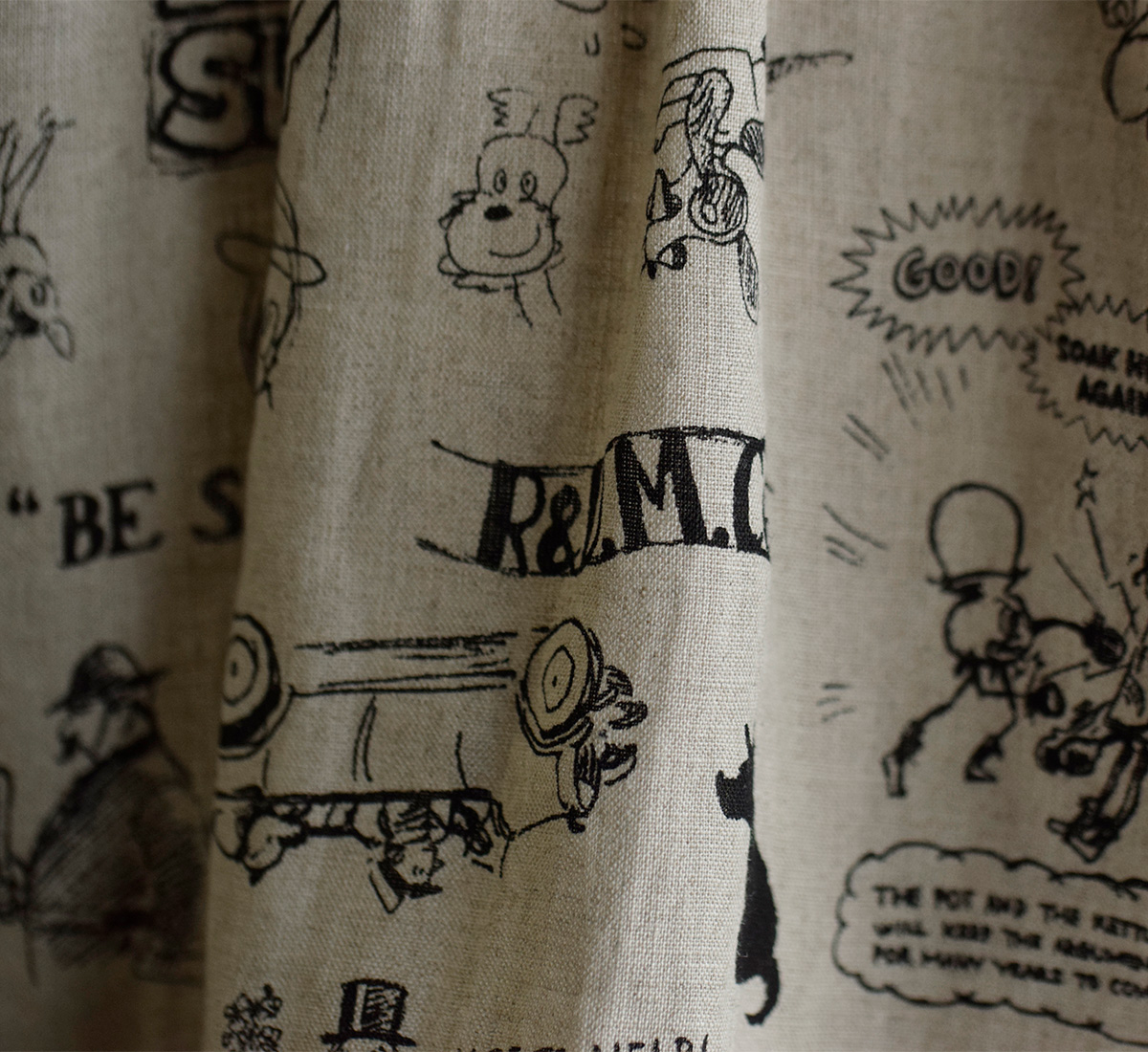 R & D.M.Co-(�I�[���h�}���Y�e�[���[)���l�� �O���t�B�e�B �v�����g �M���U�[ �X���b�N GRAFFITI GATHER SMOCK 7956