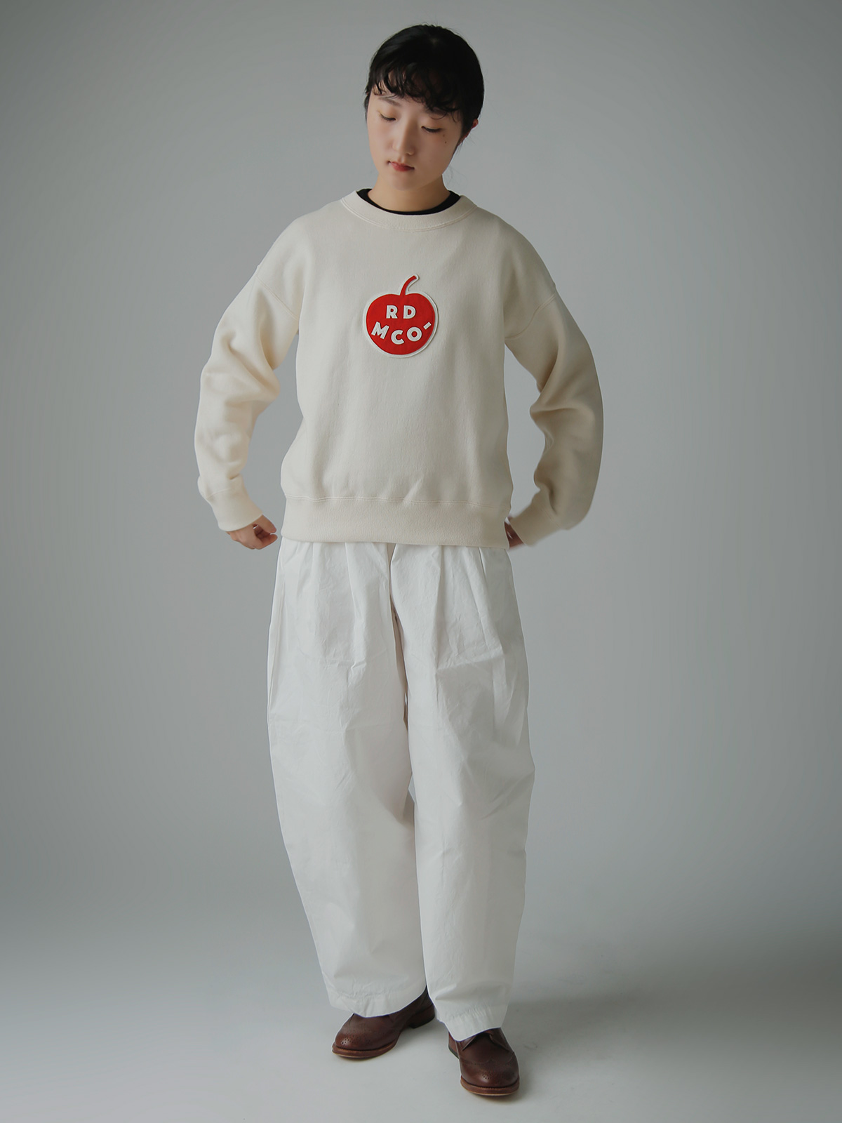 R & D.M.Co-(�I�[���h�}���Y�e�[���[)�R�b�g�� �E�[�� �A�b�v�� �X�E�F�b�g�V���c APPLE SWEAT SHIRT 7972