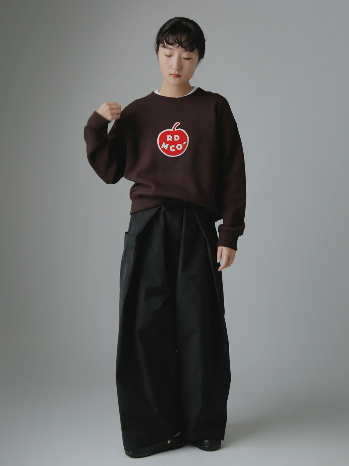 R & D.M.Co-(�I�[���h�}���Y�e�[���[)�R�b�g�� �E�[�� �A�b�v�� �X�E�F�b�g�V���c APPLE SWEAT SHIRT 7972