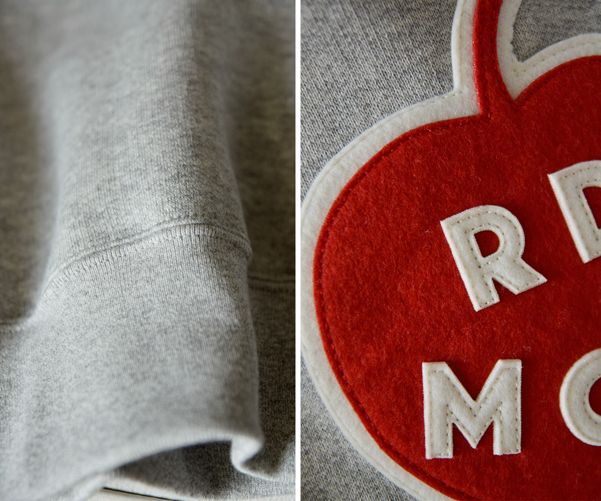 R & D.M.Co-(�I�[���h�}���Y�e�[���[)�R�b�g�� �E�[�� �A�b�v�� �X�E�F�b�g�V���c APPLE SWEAT SHIRT 7972
