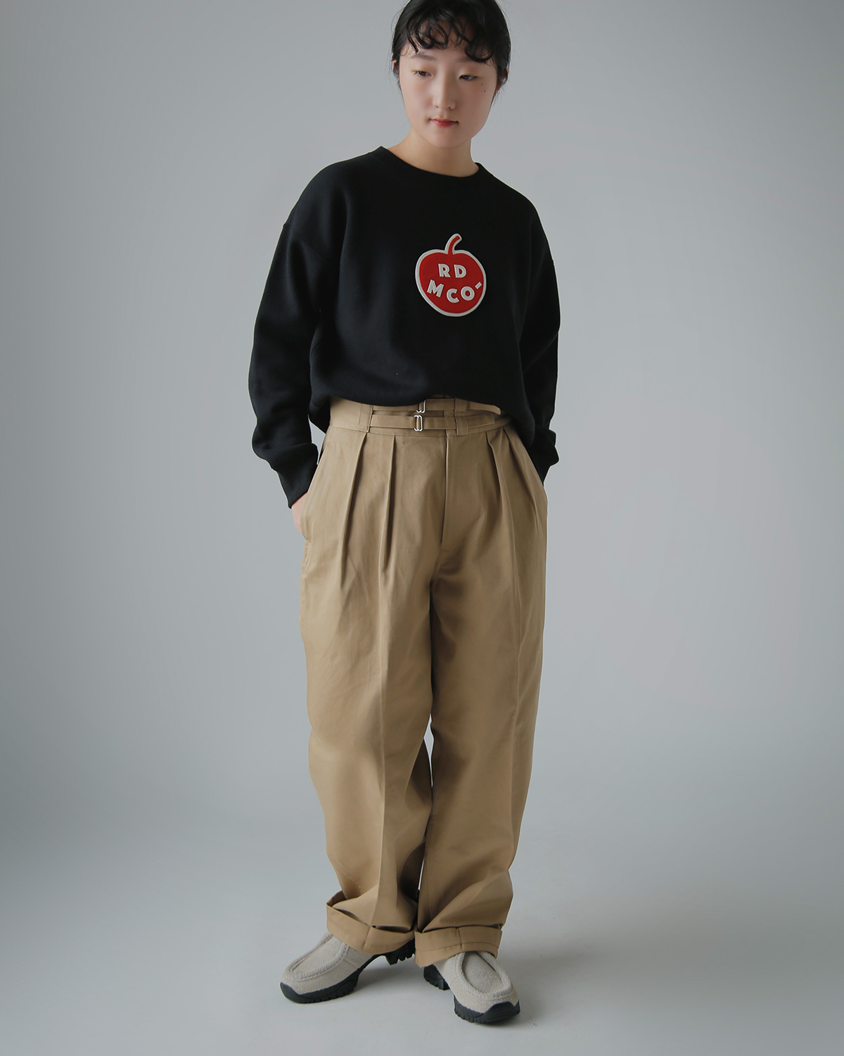 R & D.M.Co-(�I�[���h�}���Y�e�[���[)�R�b�g�� �E�[�� �A�b�v�� �X�E�F�b�g�V���c APPLE SWEAT SHIRT 7972