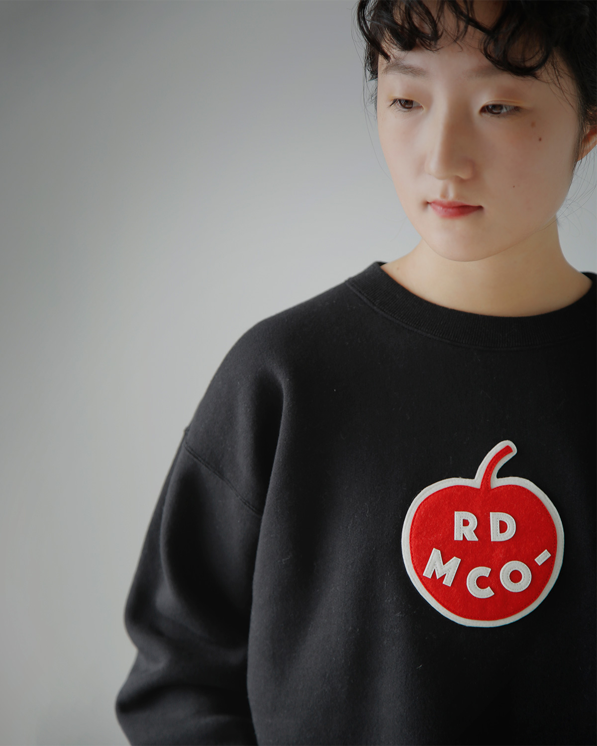 R & D.M.Co-(�I�[���h�}���Y�e�[���[)�R�b�g�� �E�[�� �A�b�v�� �X�E�F�b�g�V���c APPLE SWEAT SHIRT 7972