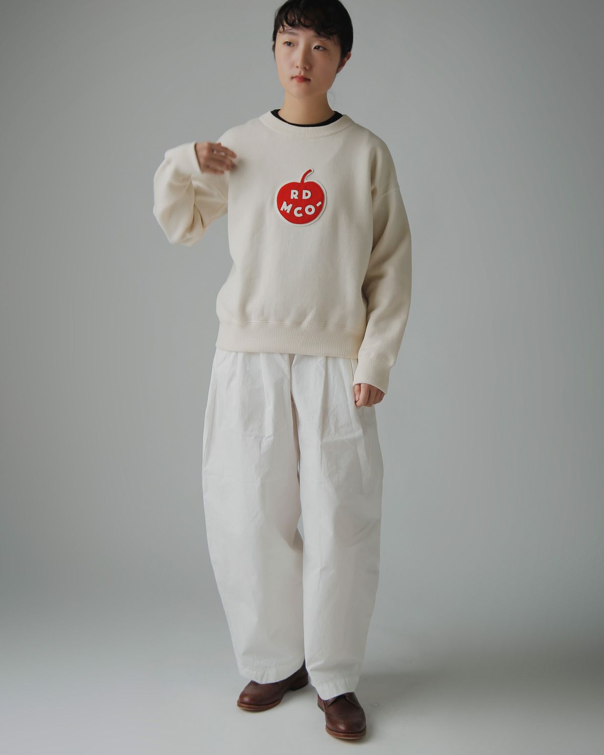 R & D.M.Co-(�I�[���h�}���Y�e�[���[)�R�b�g�� �E�[�� �A�b�v�� �X�E�F�b�g�V���c APPLE SWEAT SHIRT 7972