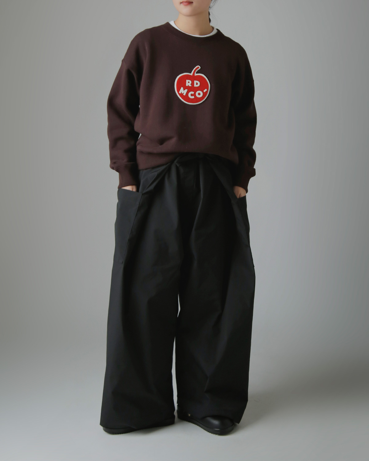 R & D.M.Co-(�I�[���h�}���Y�e�[���[)�R�b�g�� �E�[�� �A�b�v�� �X�E�F�b�g�V���c APPLE SWEAT SHIRT 7972