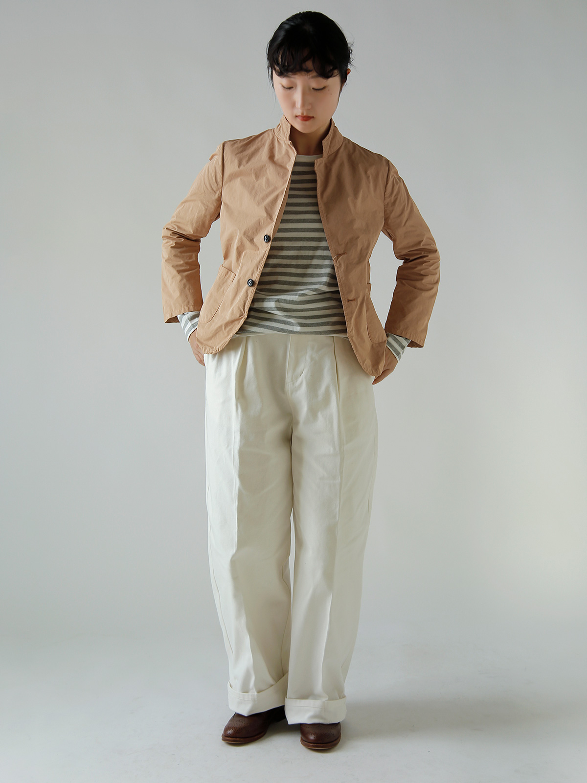 R & D.M.Co-(�I�[���h�}���Y�e�[���[)�K�[�����g �_�C �W���P�b�g GARMENT DYE JACKET 7987