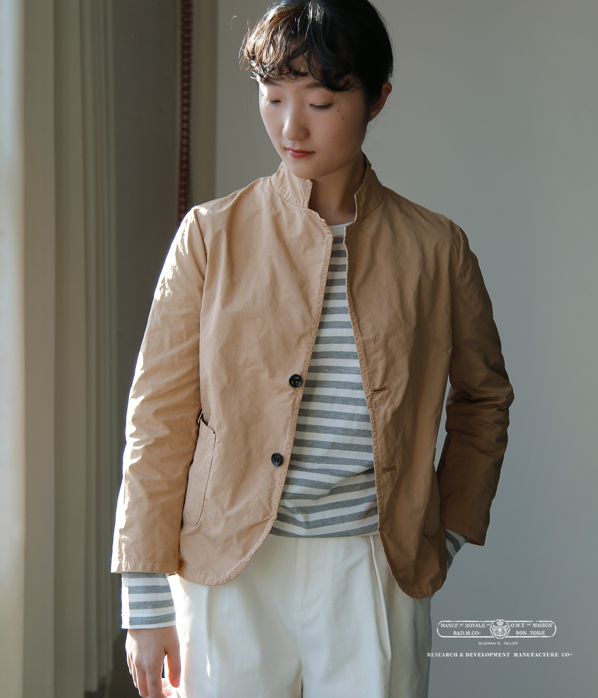 R & D.M.Co-(�I�[���h�}���Y�e�[���[)�K�[�����g �_�C �W���P�b�g GARMENT DYE JACKET 7987