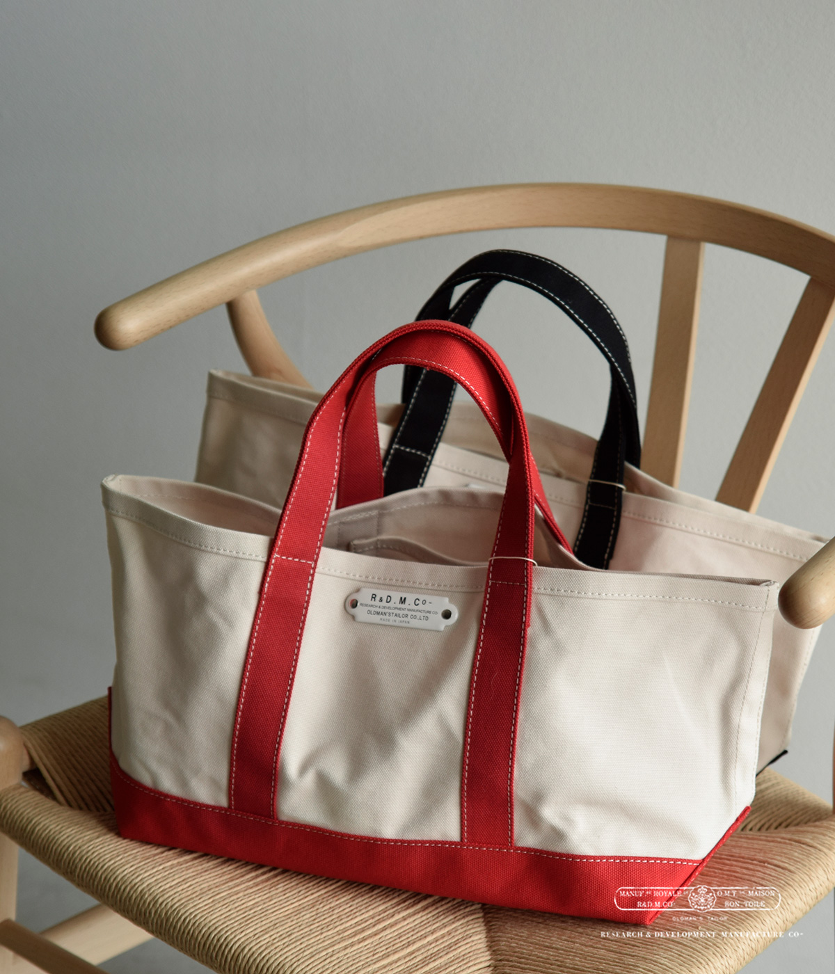 R & D.M.Co-(�I�[���h�}���Y�e�[���[)�R�b�g�� �J���[ �R���r�l�[�V���� �g�[�g�o�b�O COLOR COMBINATION TOTE BAG 8007