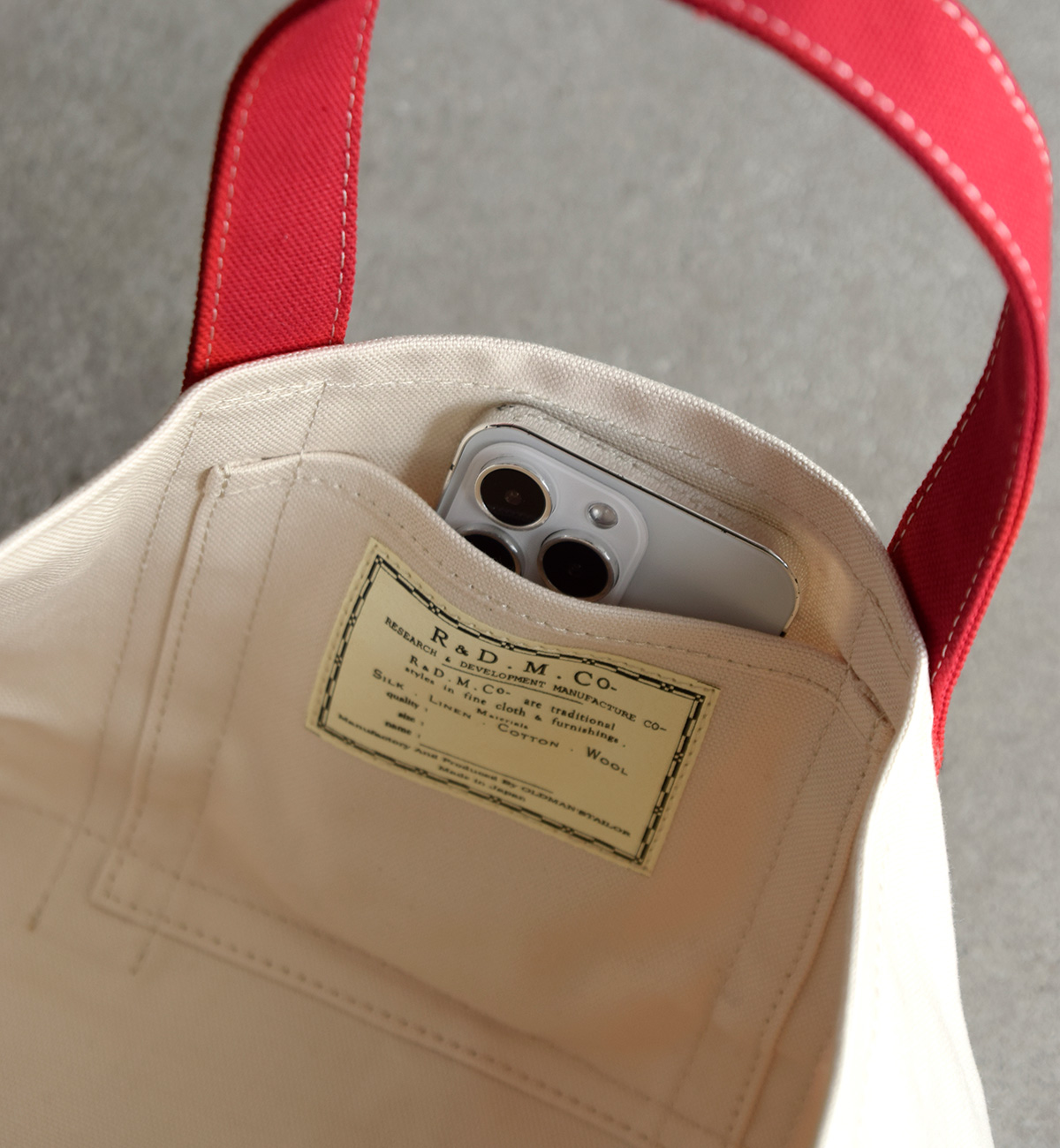 R & D.M.Co-(�I�[���h�}���Y�e�[���[)�R�b�g�� �J���[ �R���r�l�[�V���� �g�[�g�o�b�O COLOR COMBINATION TOTE BAG 8007