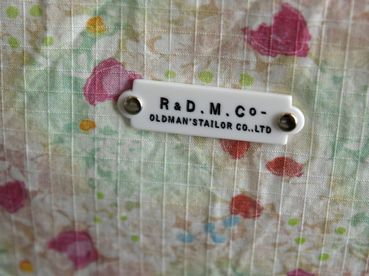 R & D.M.Co-(�I�[���h�}���Y�e�[���[)���b�v�X�g�b�v ���C���h�x���[ �t���[���� �O���[�T���[ �{�X�g���o�b�O RIPSTOP WILD BERRY FLORAL GROCERY BOSTON BAG M 8093