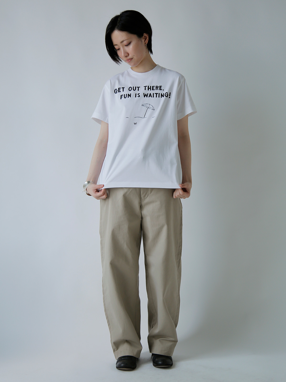 R & D.M.Co-(�I�[���h�}���Y�e�[���[)�R�b�g�� �v�����g T�V���c GET OUT THERE T SHIRT 8189